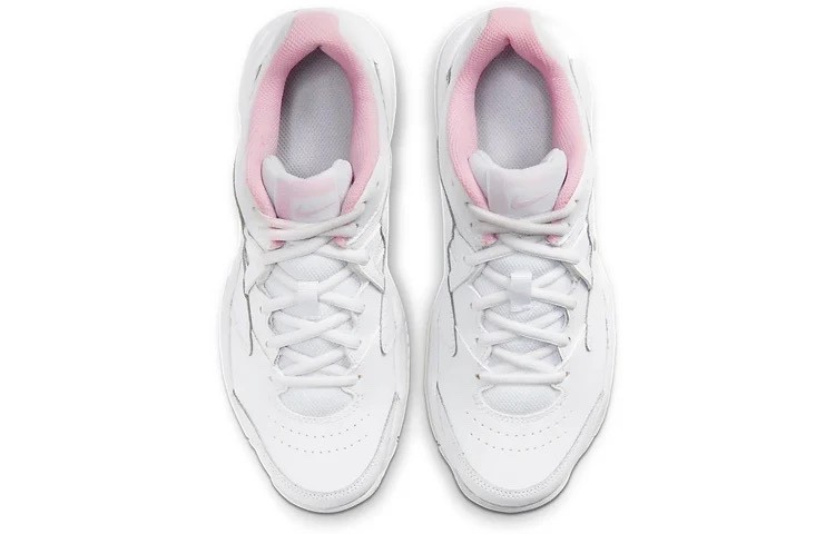 Nike Women Court Lite 2 Tennis Pickleball Shoes Size 8.5 White Pink AR8838 104