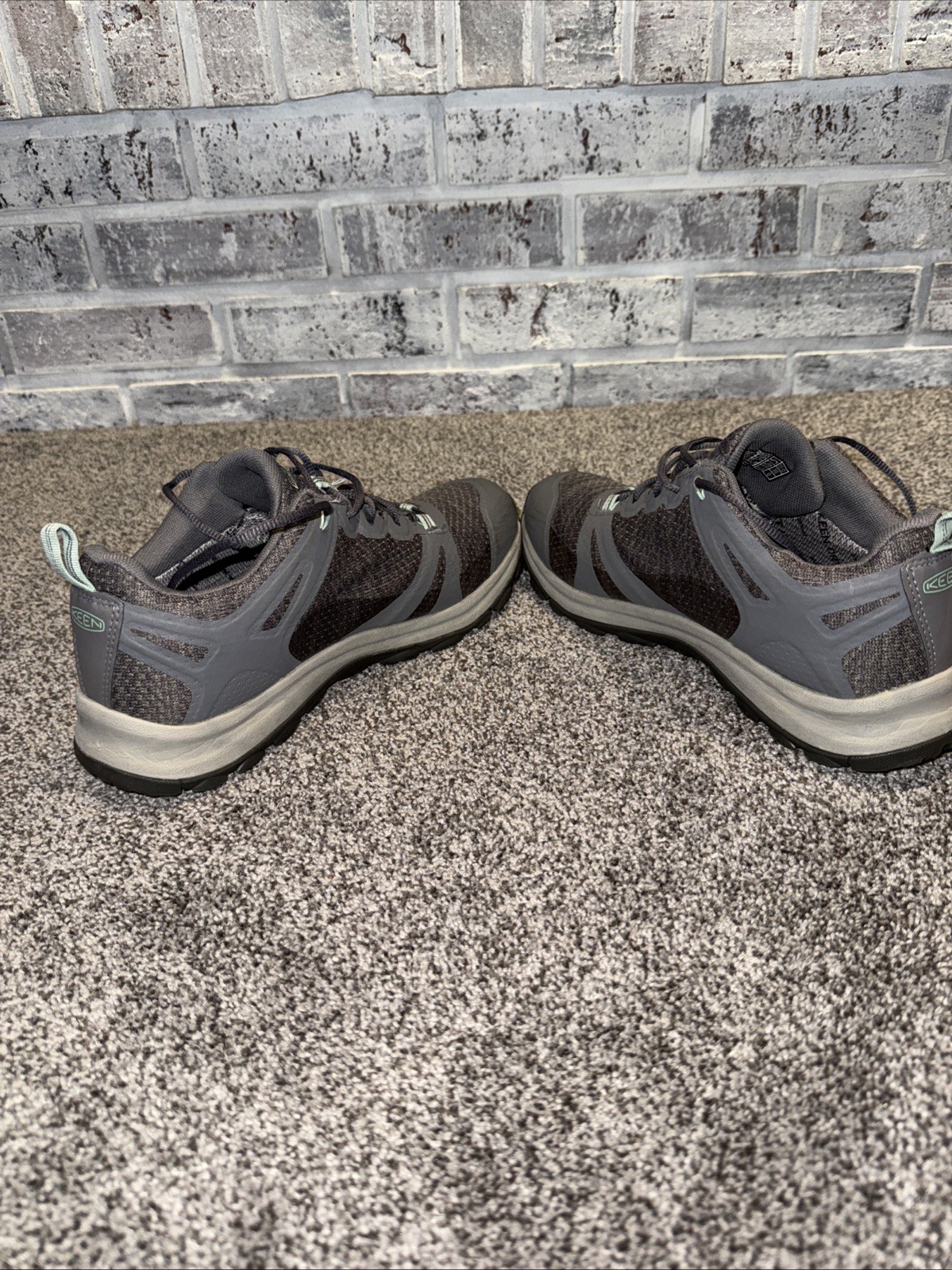 Keen Terradora II Waterproof Hiking Shoes Women’s 8.5 Wide Steel Gray Ocean Wave