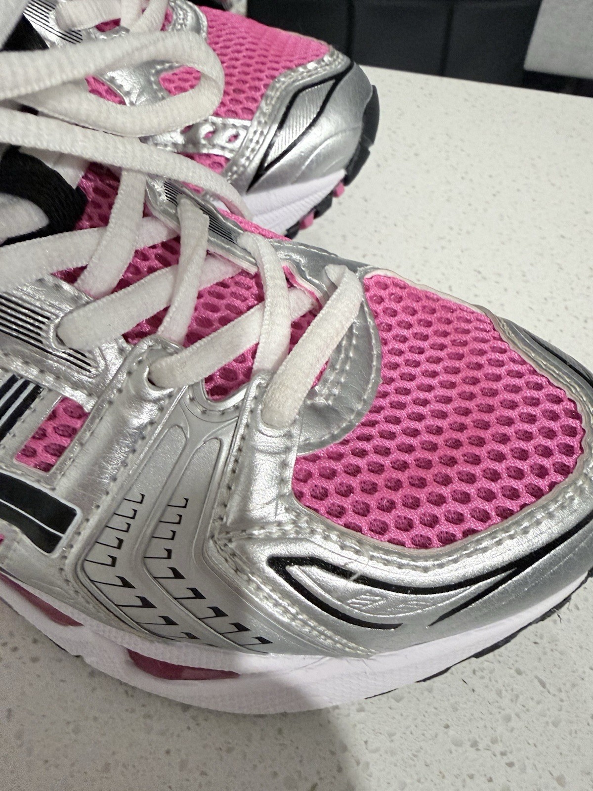 ASICS GEL-Kayano 14 Women’s Mesh Low Top Sneakers Pink Silver Black White