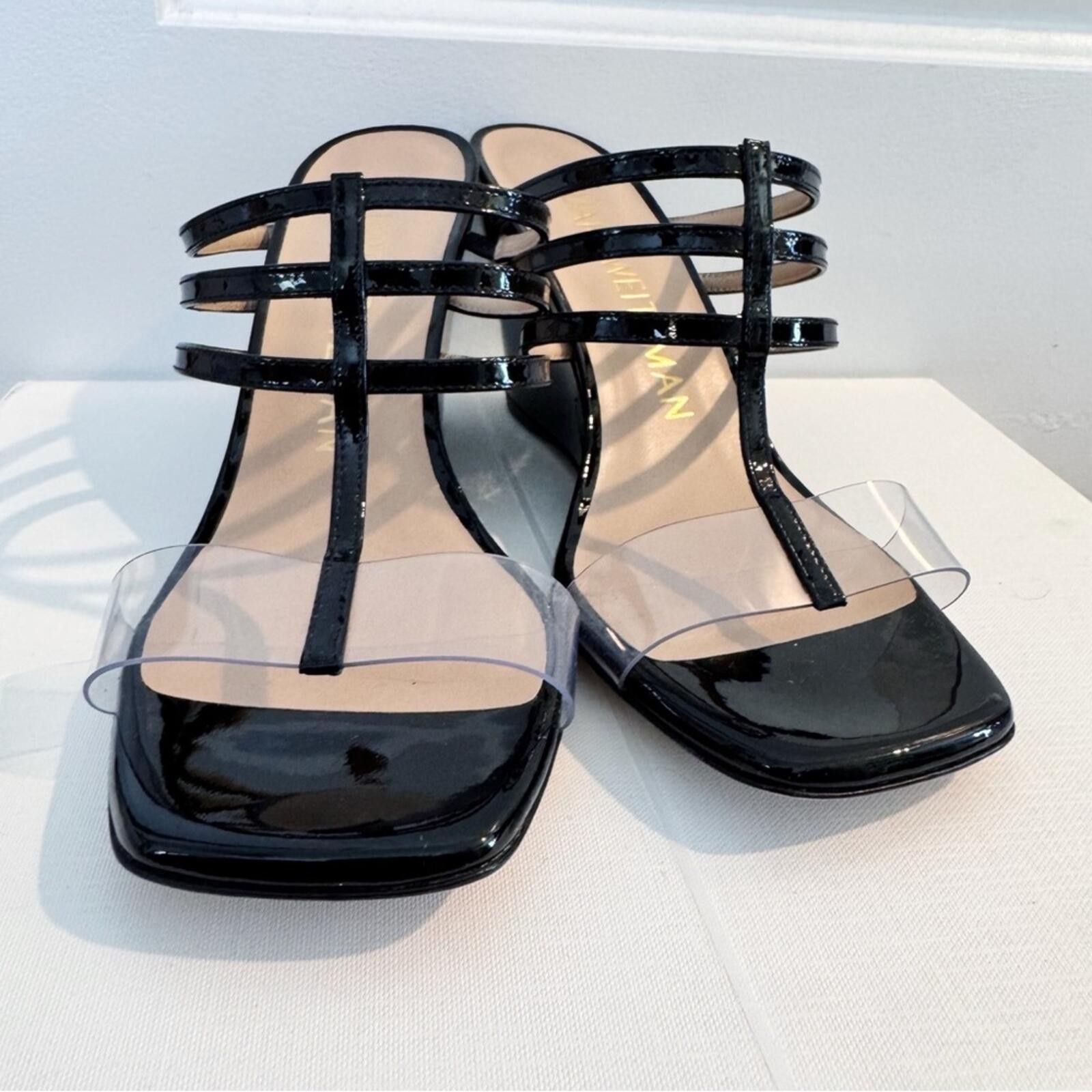 NEW Stuart Weitzman Deco 85 Wedge Sandal