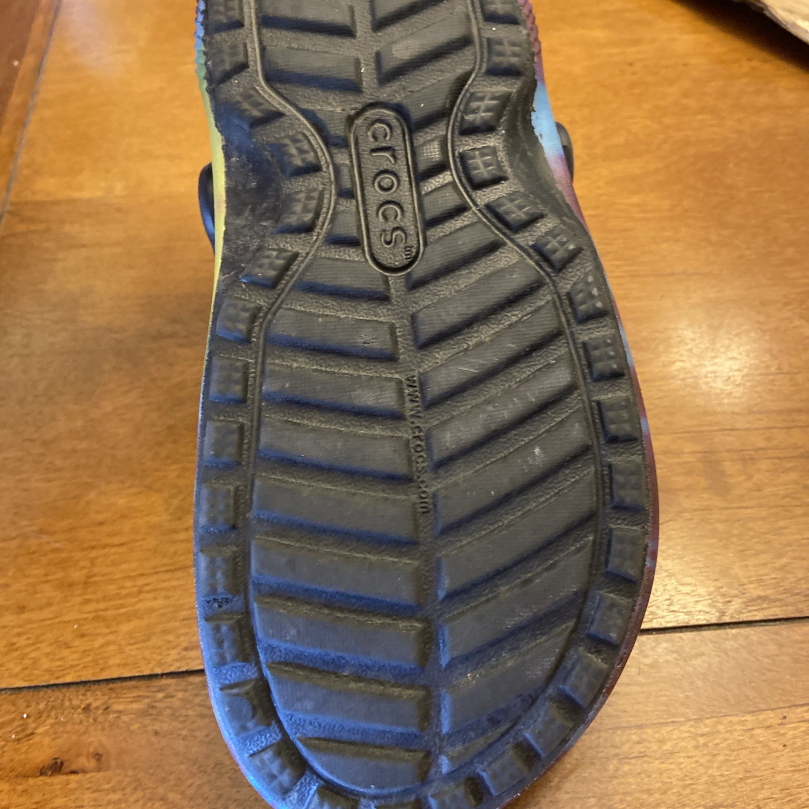 Crocs Classic Baya Lined Men’s 5 / Women’s 7 Tie Dye Graphic Clog