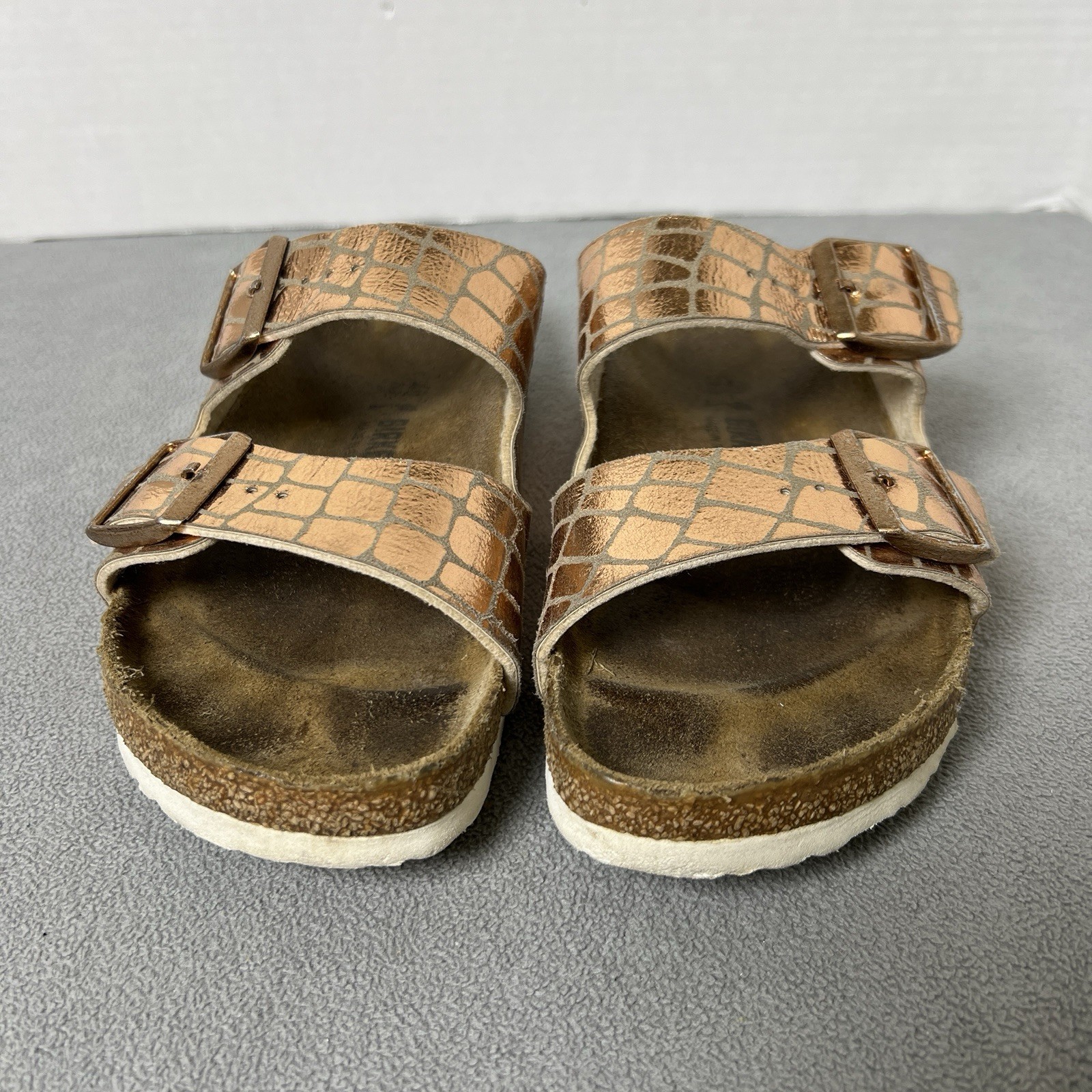 Birkenstock Unisex Adult Arizona Gator Gleam Size EU 40 US 9 Women