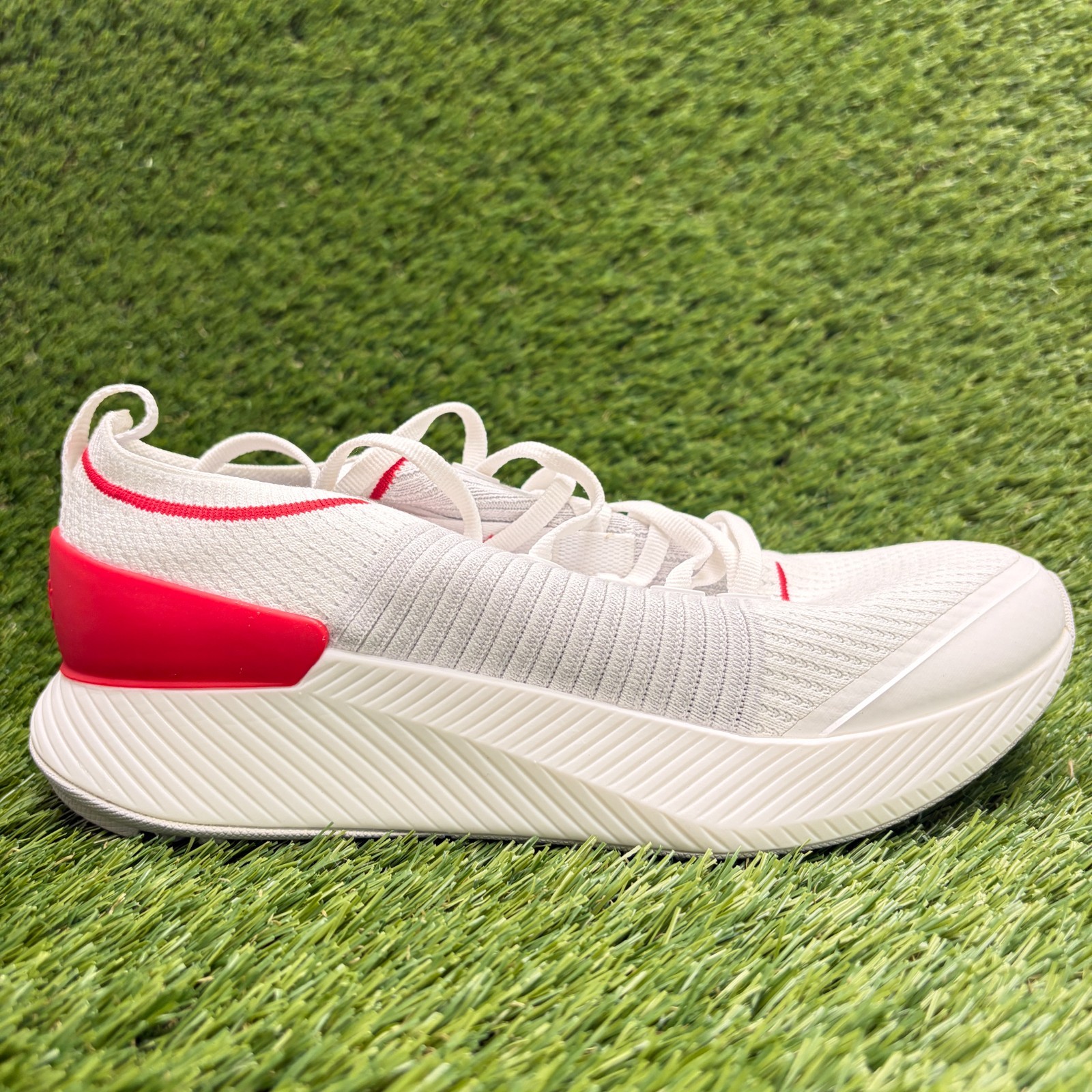 Allbirds Tree Gliders Womens Size 8 White Red Athletic Running Shoes Sneakers