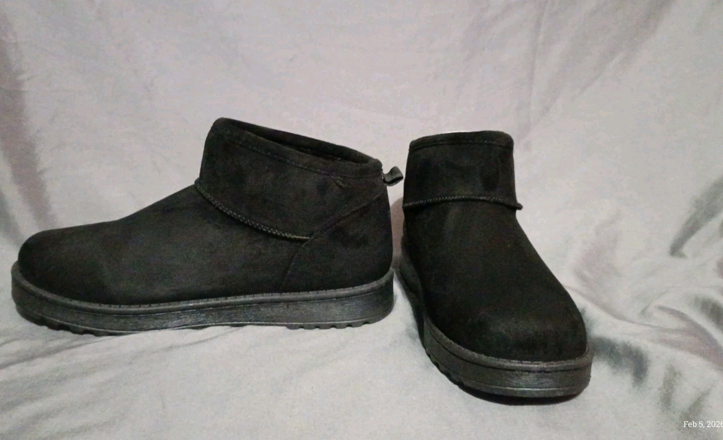 NEW – So Goods For Life Paulina Black Furry Boots – Womens 8.5M