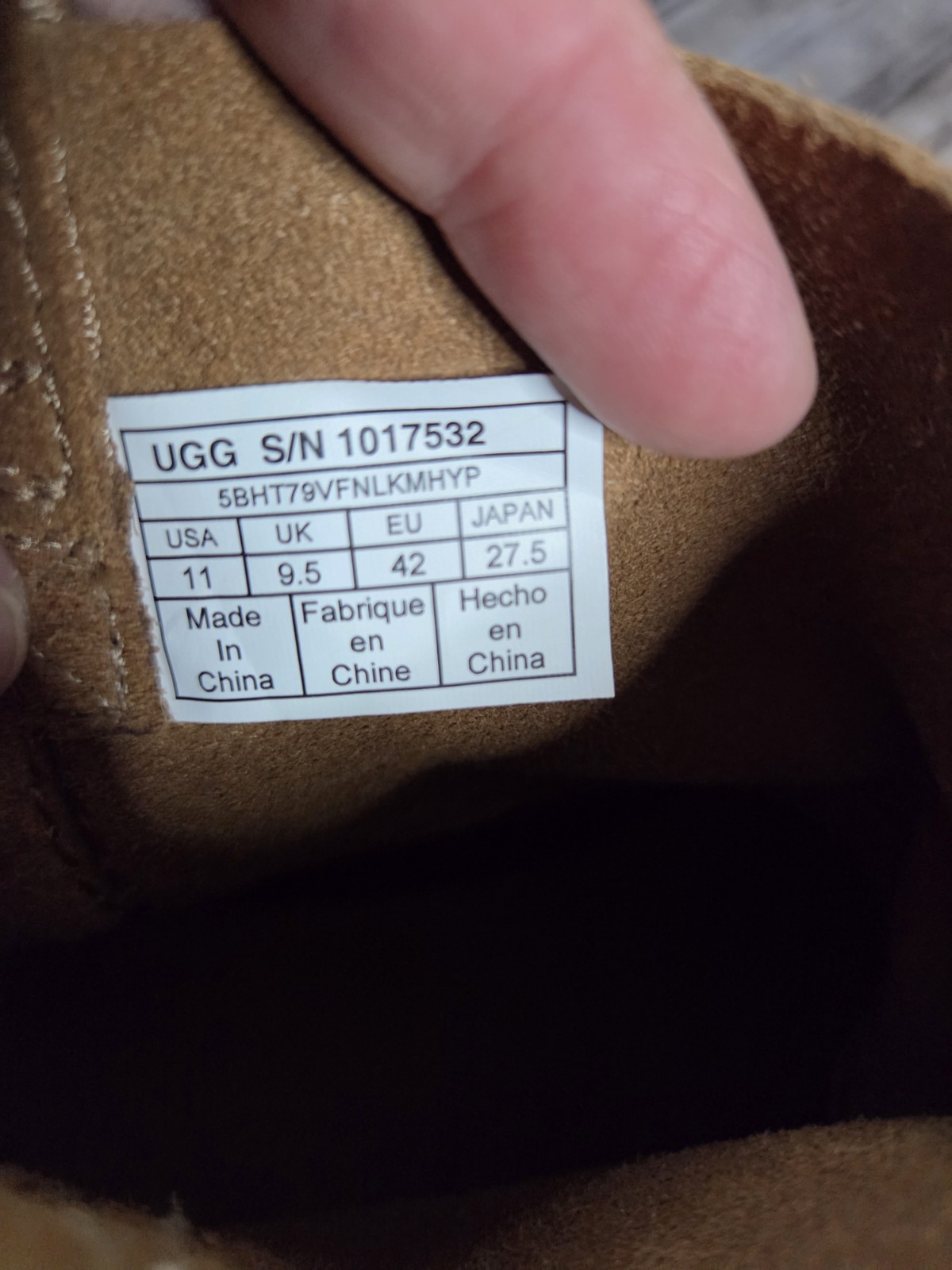 UGG Women’s Classic Unlined Mini Chestnut Brown Leather Ankle Boots Size 11