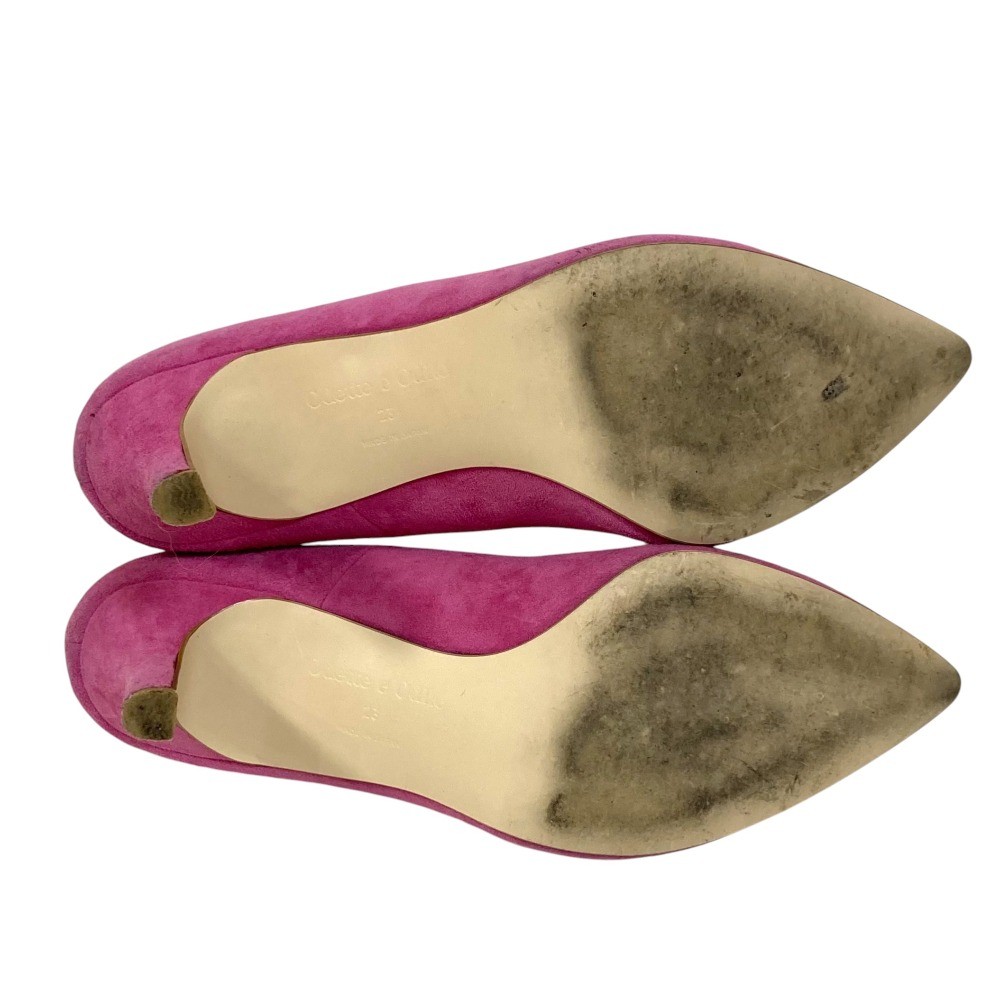 ODETTE E ODILE for Jewel Changes UNITED ARROWS Suede Pumps 9.1″» Pink Women USED