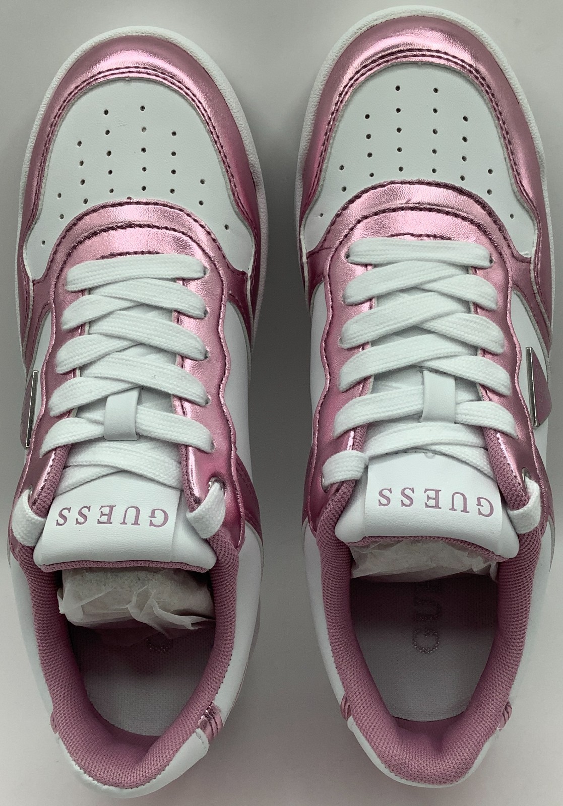 Guess Women’s Size 9.5 M, Miram Sneaker, White/Pink 143