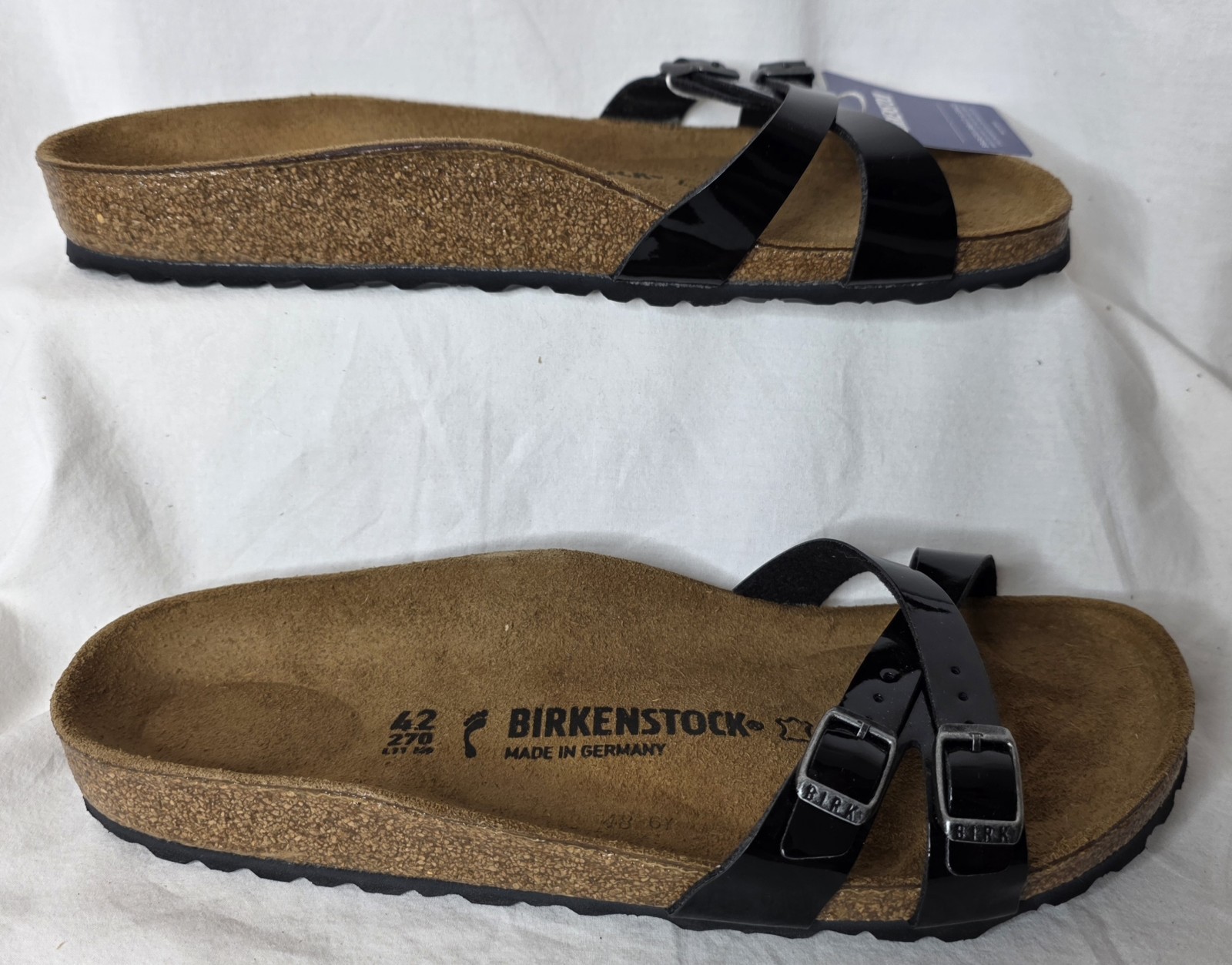 Birkenstock Almere Patent Criss-cross Fit Sandals 42EU/11US Women’s New w/o Box