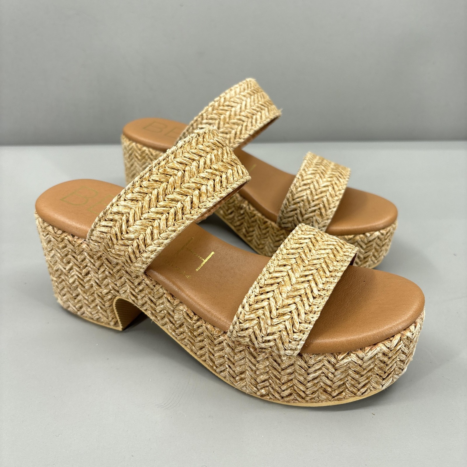 Beach By Matisse Sandals Shoes Womens Size 9 Beige Ocean Ave Platform Slide