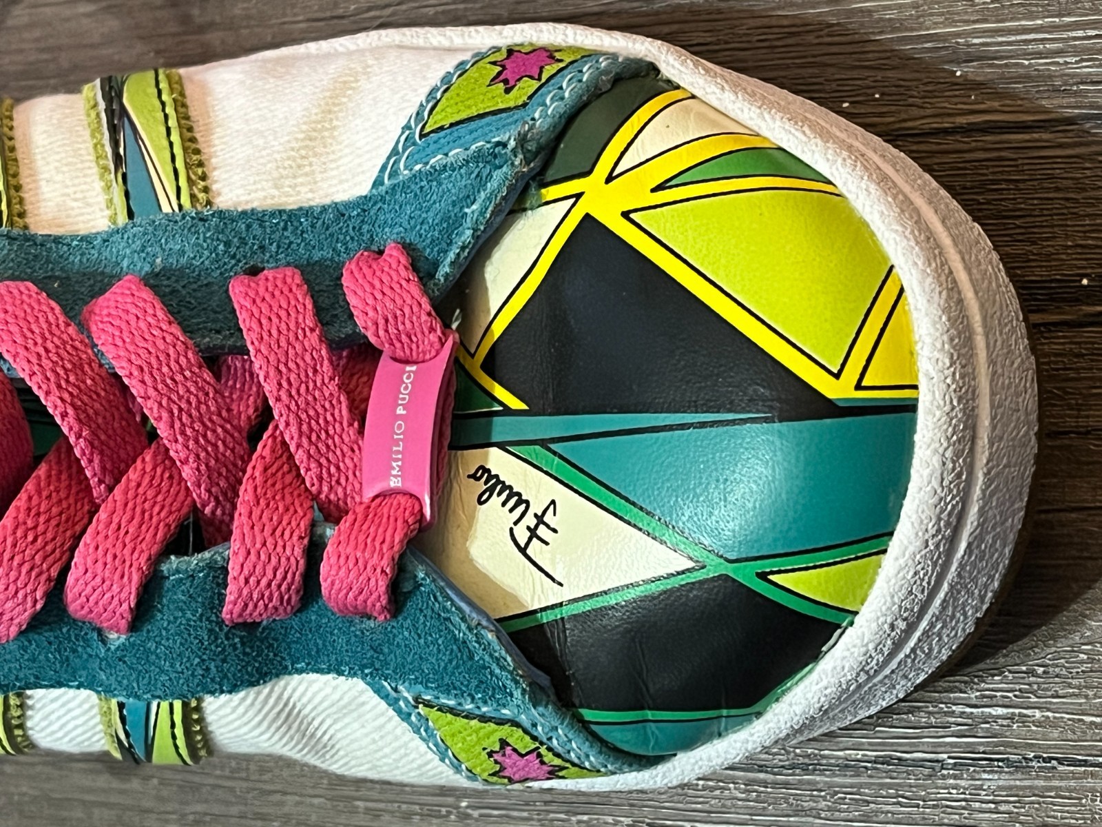 Adidas x Emilio Pucci Superstar Adicolor G3 Green Series Sneakers Shoes W 7.5