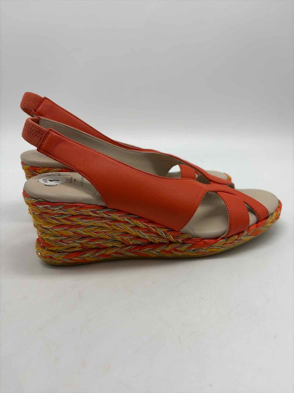 Amalfi Orange Size 8 Espadrille Sandals