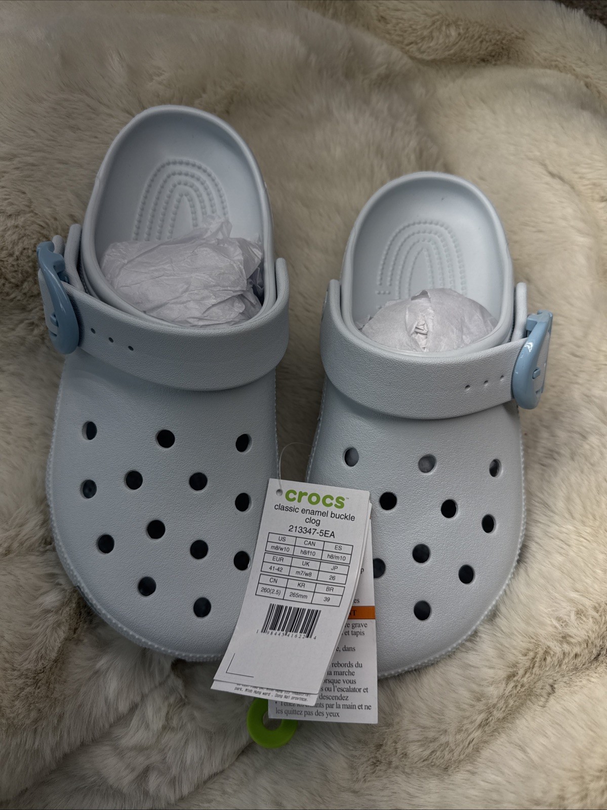 Classic Enamel Buckle Clog 8M/10W