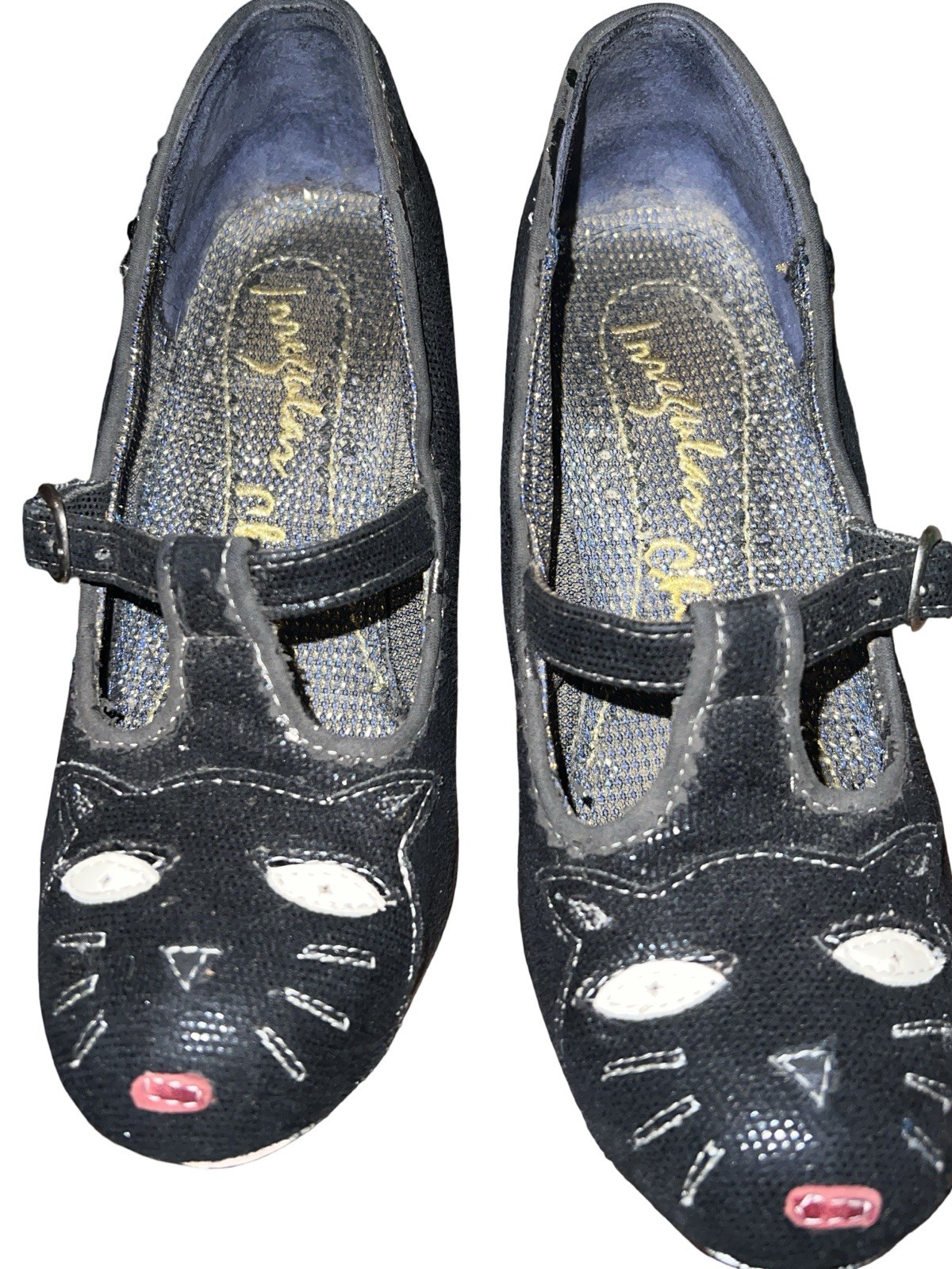 Irregular Choice Black Cat Heels Cheese On Toast Model Size 8.5” +Read
