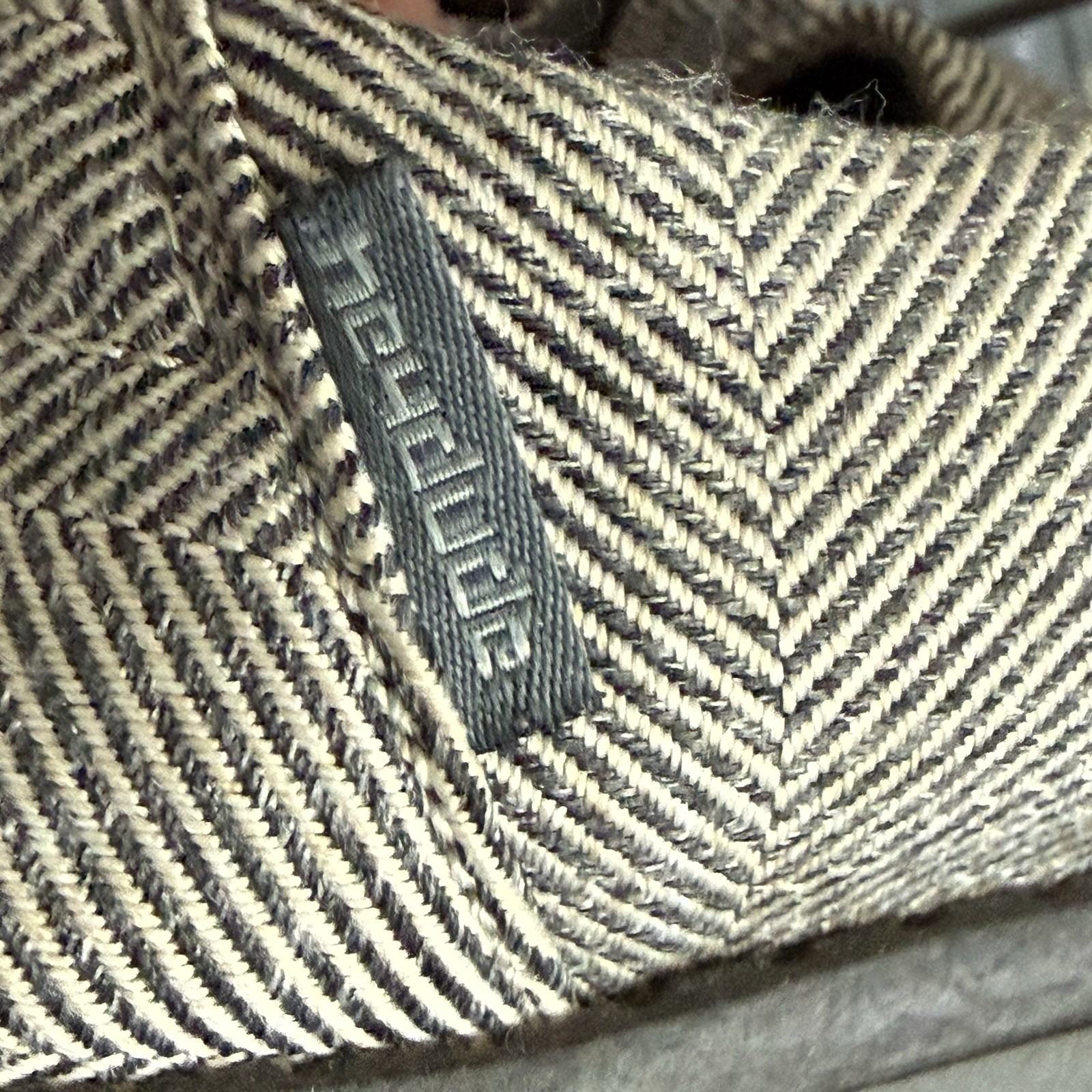 Hey Dude Women’s Wendy Gray Herringbone Canvas Slip On Casual Shoes Loafers 6