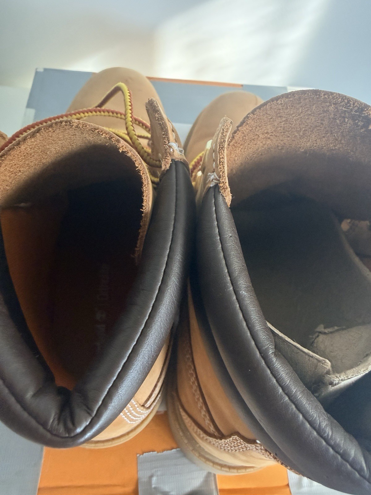 Timberland Womens 6” Premium Boot Wheat Size 9.5 10361 2440 Waterproof (NWOB)