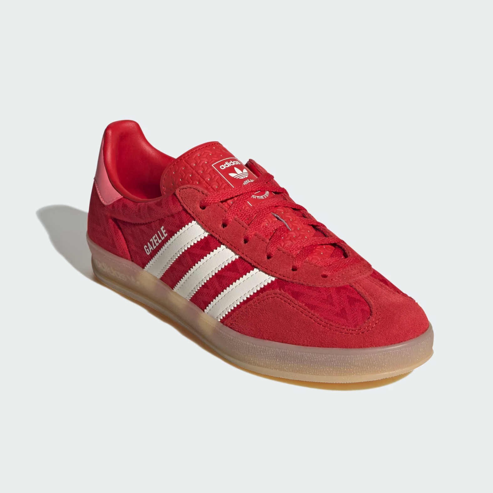 Gazelle Indoor W Better Scarlet Core White Gum Womens Shoes Sneaker k13580