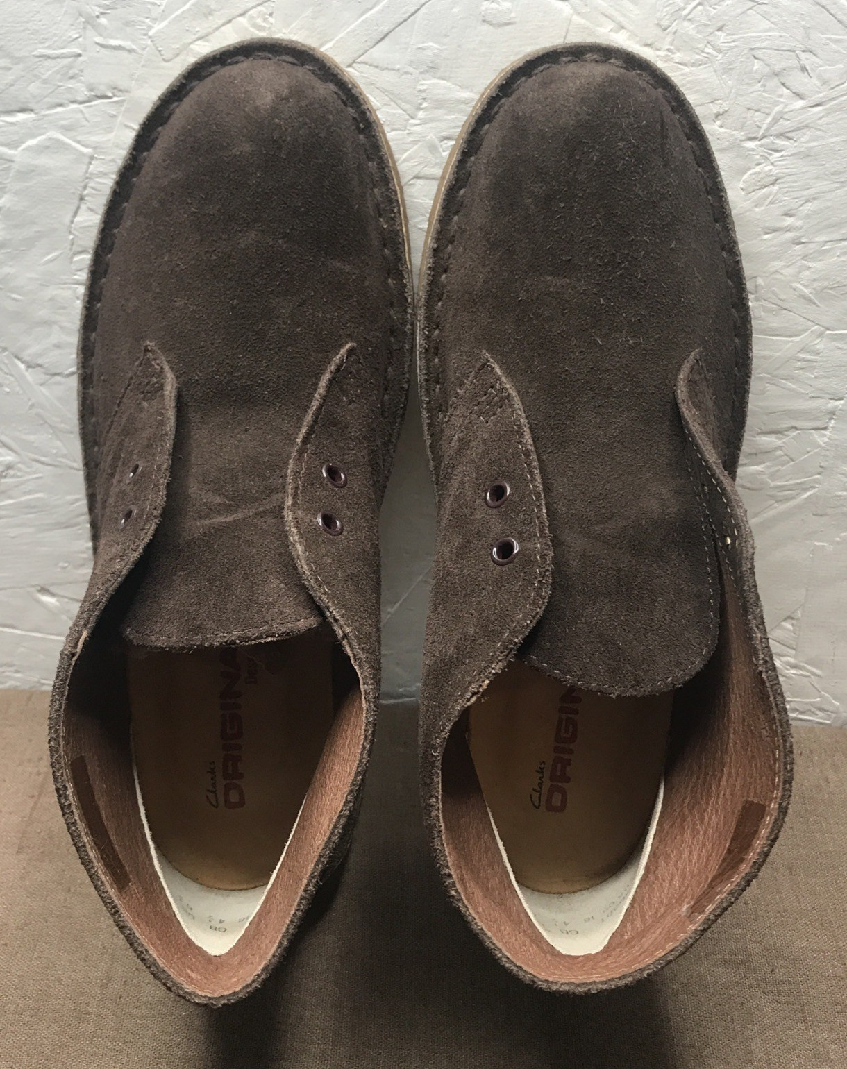 *See Description Clarks Originals Desert Boots Women’s Brown Suede Chukka 6.5M