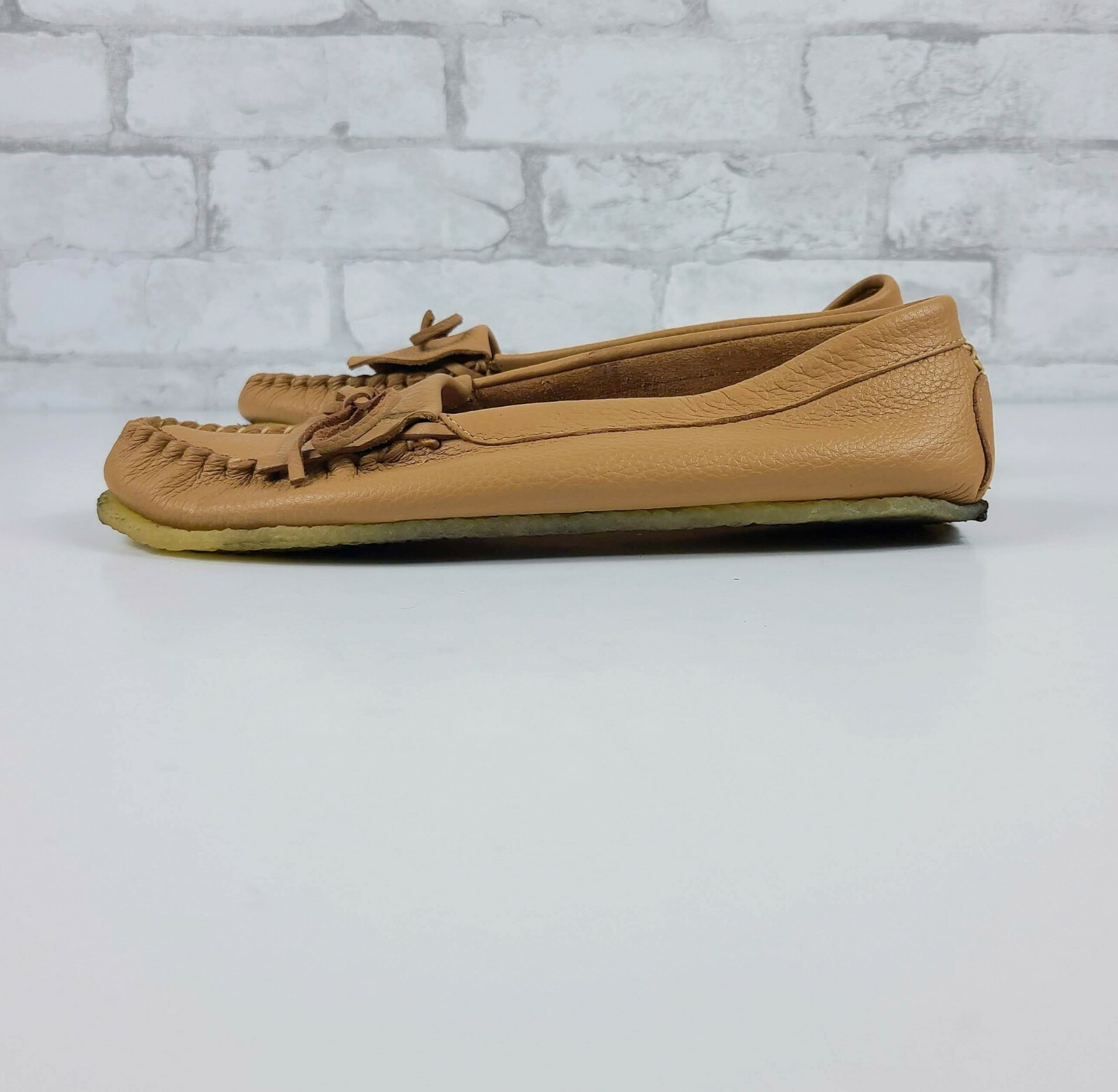 J. Crew Soft unlined leather loafers BB197 women’s brown sz 8.5 flats shoes