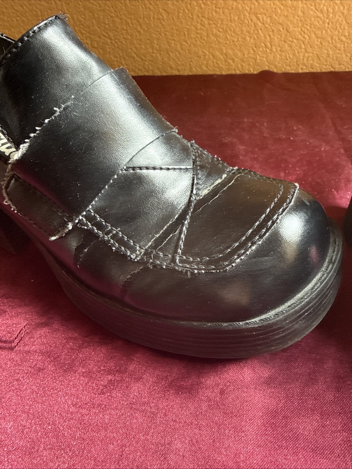 Mudd Chunky Y2K VTG Black Heel Loafer Preppy Platform Shoes 6