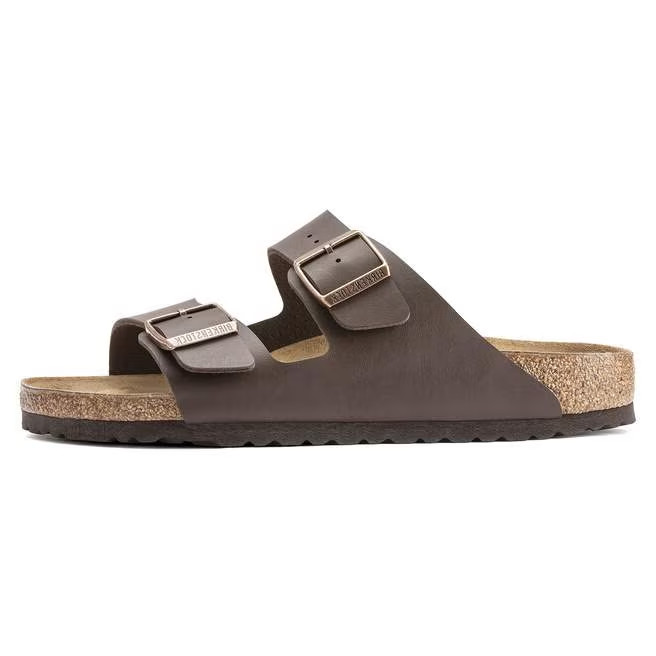Birkenstock Arizona Mocha Soft Footbed Birko-Flor Unisex Sandals Wide/Narrow