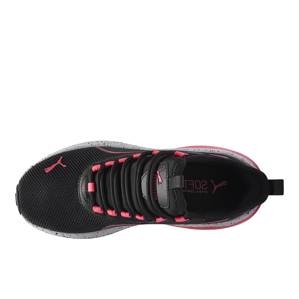 PUMA Amplifier Speckle Lace Up Womens Black Sneakers Casual Shoes 39914502
