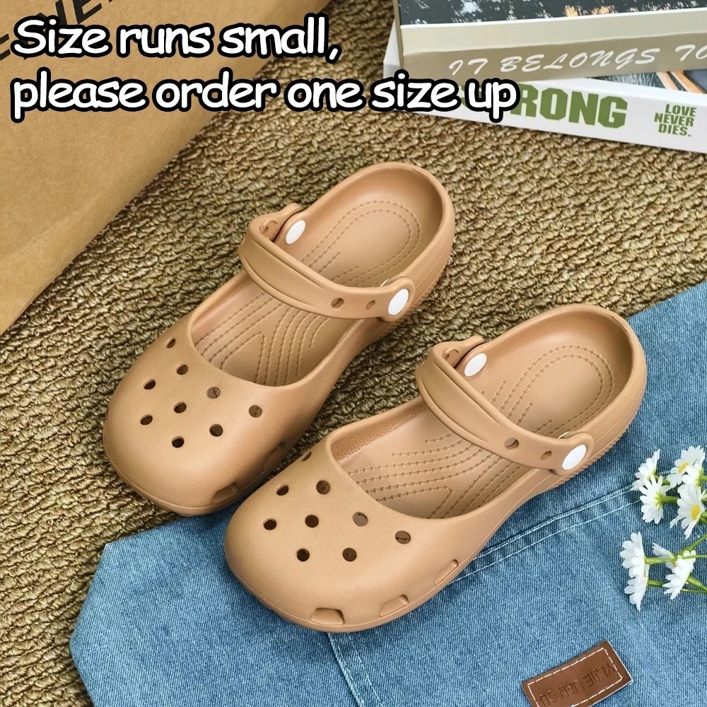 NEW 2026 Womens Classic Print Ballet Flat Clog-Choose Color