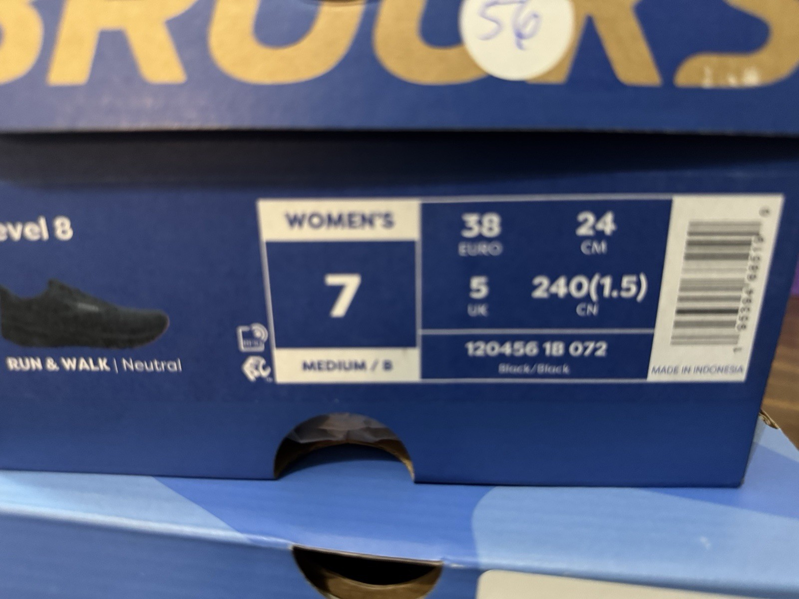 Brooks Revel 8 Womens Triple Black Running Walking Mesh Sneakers 120456-1B-072