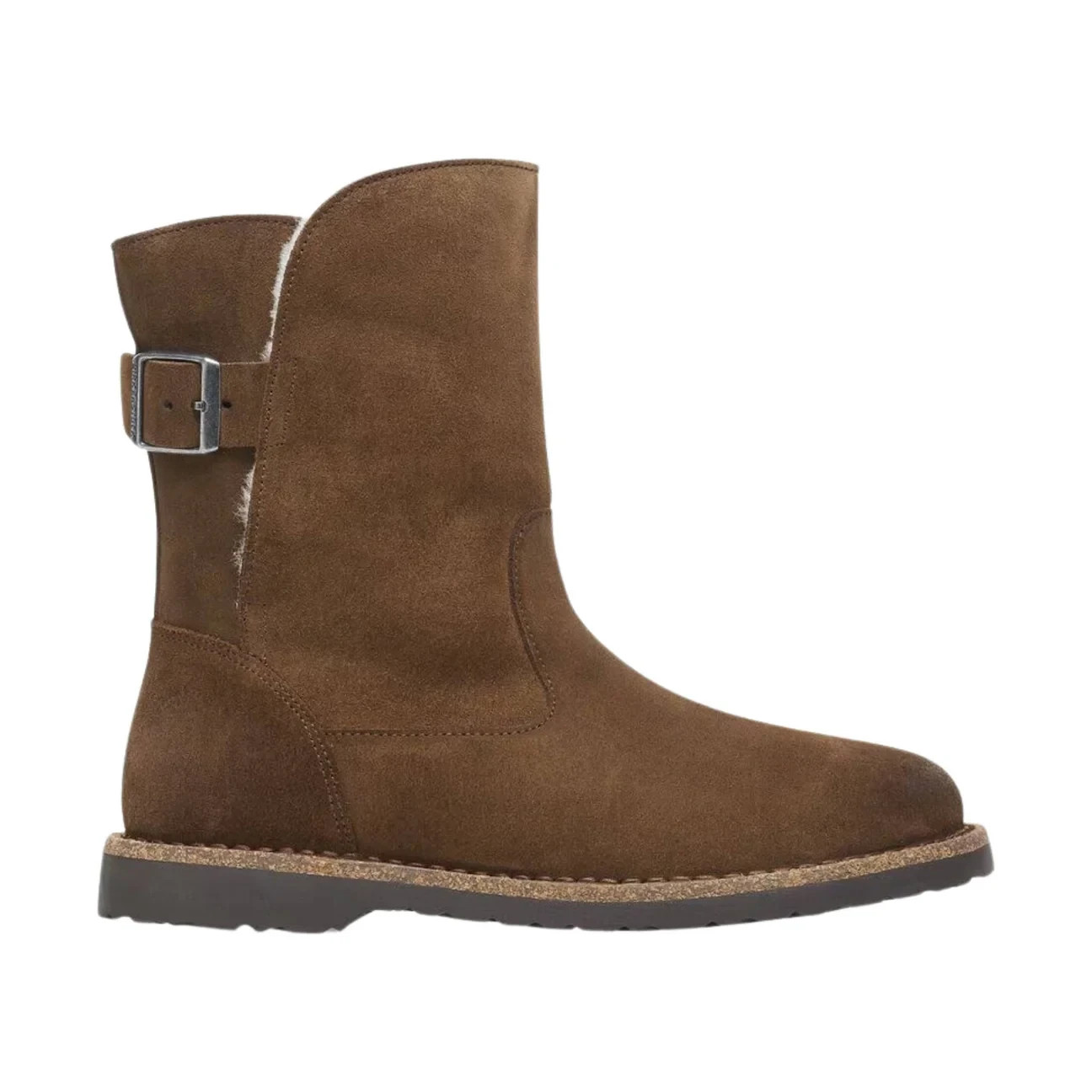 Birkenstock Uppsala Shearling Suede Boots Dark Tea US 11 EU 42 Regular Wide NWT
