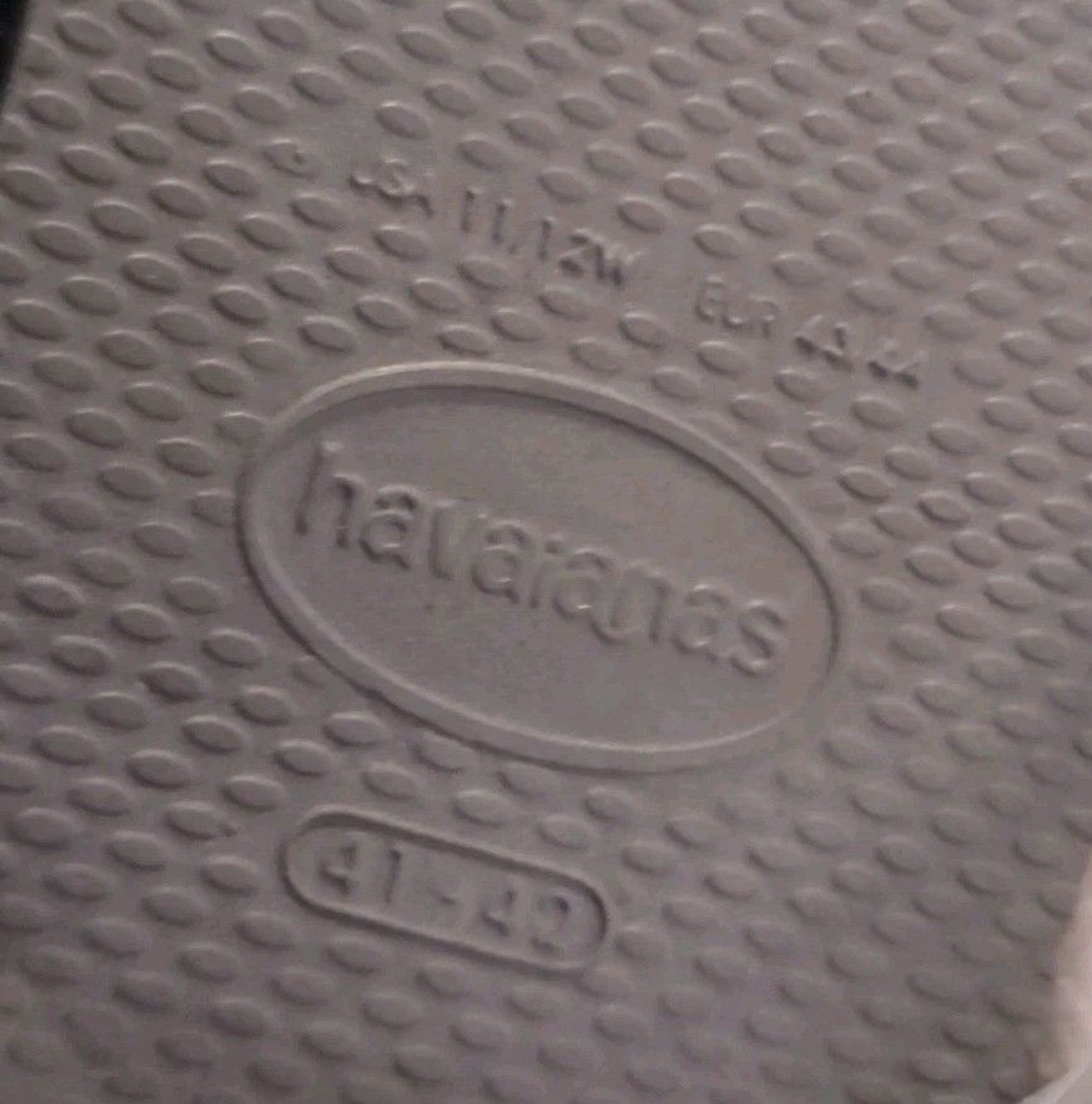 NEW Havaianas Flip Flops Sandals 41-42 Gray Steel Metallic Graphite Women 11 $42