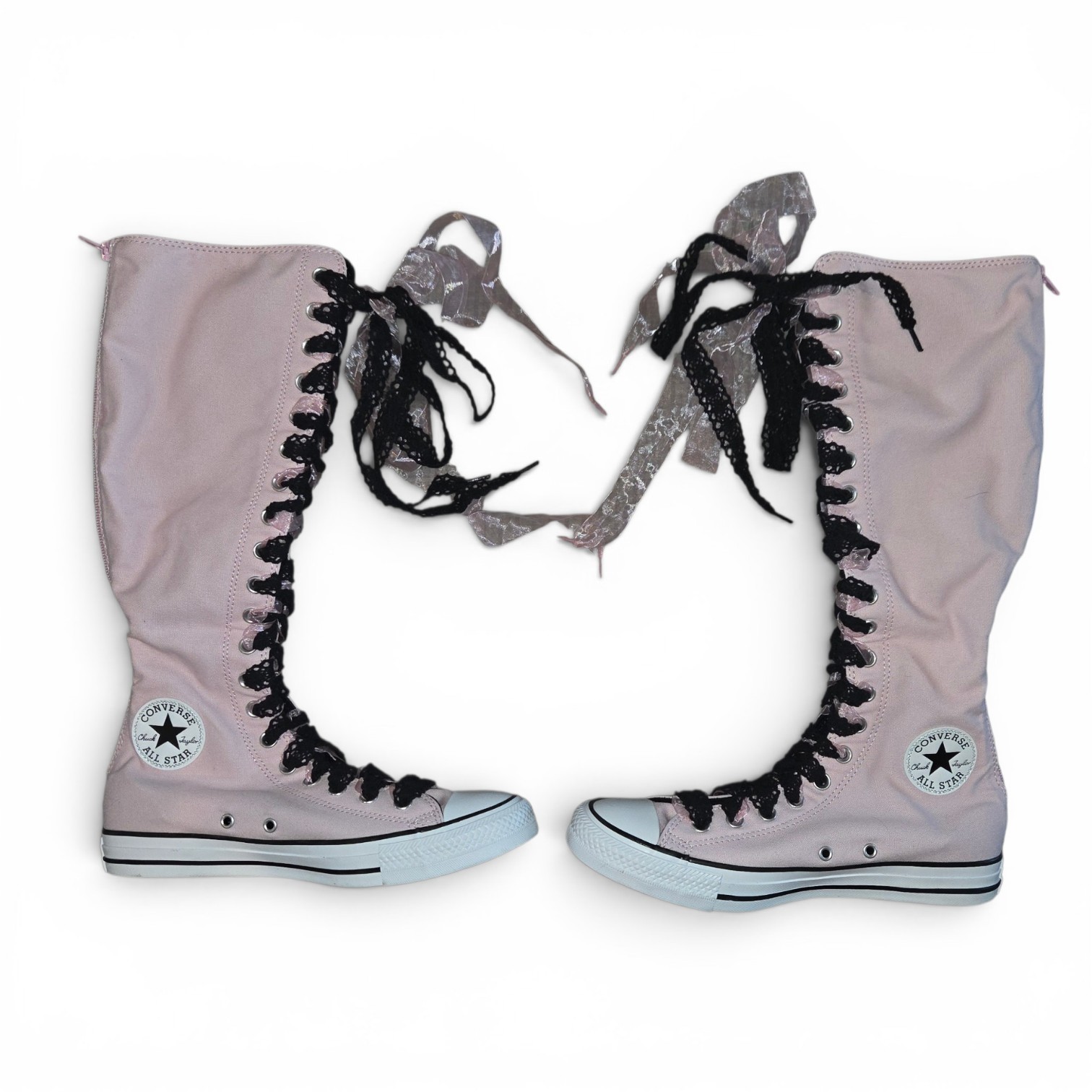 Converse Chuck Taylor All Star XX Hi Lace Knee-High SIZE 9.5 WOMENS RUNS SMALL