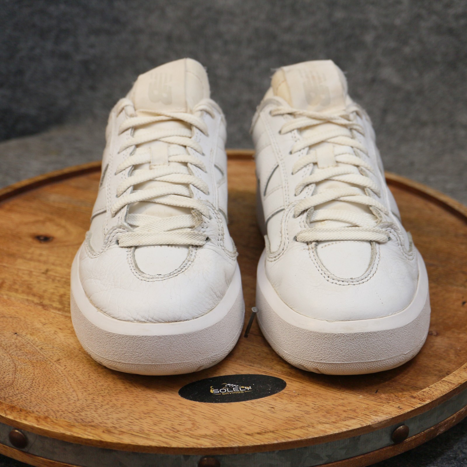 New Balance 302 Womens Size 8 D White Leather Chunky Platform Shoes CT302CLA