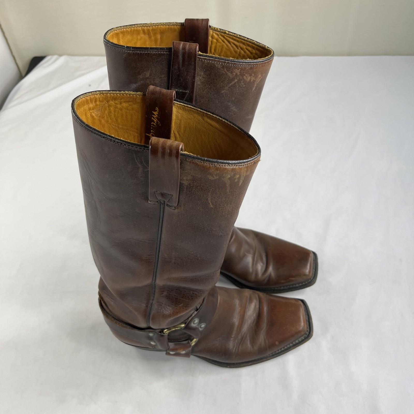 Vintage Wrangler leather boots. Made in USA. 7.5 D Women’s Western Boot-Brown