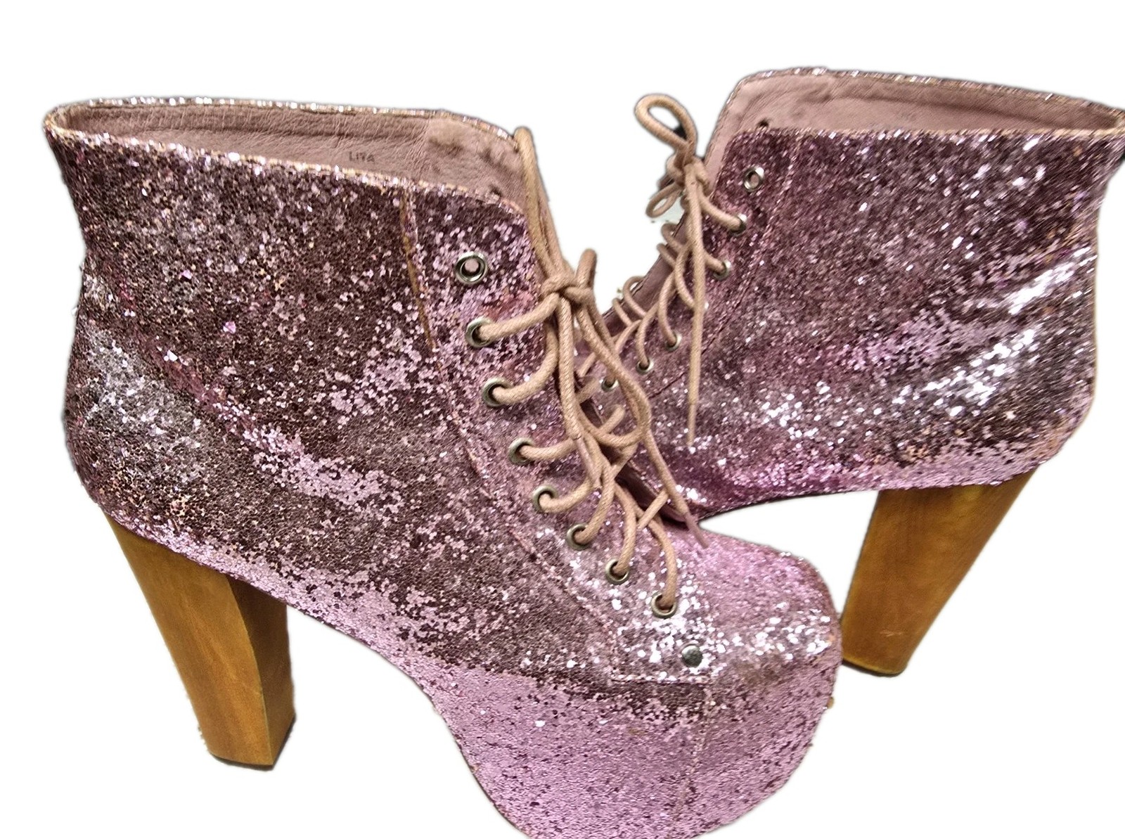 Jeffrey Campbell Havana Last Lita Pink Ankle Boots Sz 10
