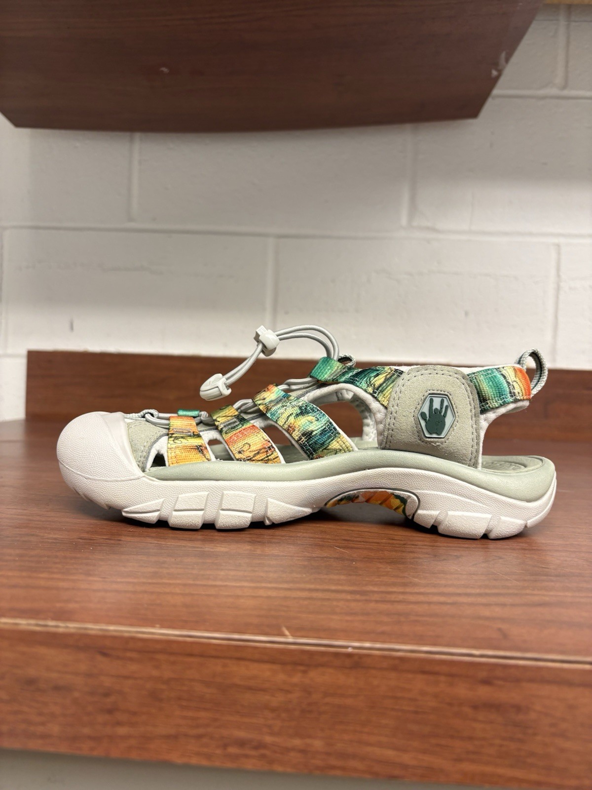 KEEN Newport H2 Women 8 Anti-Odor Waterproof Sport Sandals Tropical Green Hiking
