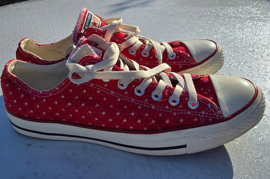 Converse Shoes Size M 10 W 12 Unisex CT All Star Ox 160517F Red Running Sneakers