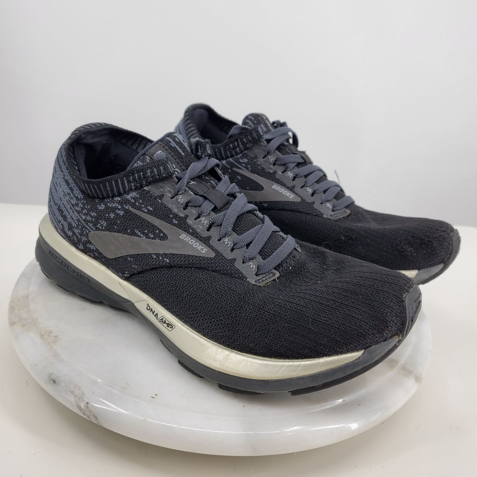 Brooks Ricochet DNA Sole Women’s Charcoal Grey Athletic Tennis Shoes Size 8
