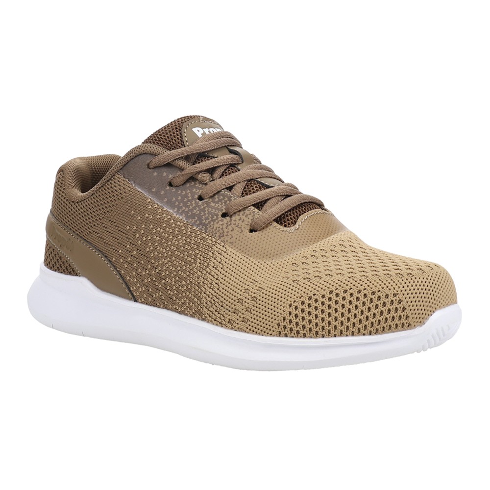 Propet Travelbound Duo Lace Up Womens Brown Sneakers Casual Shoes WAA262MTAN