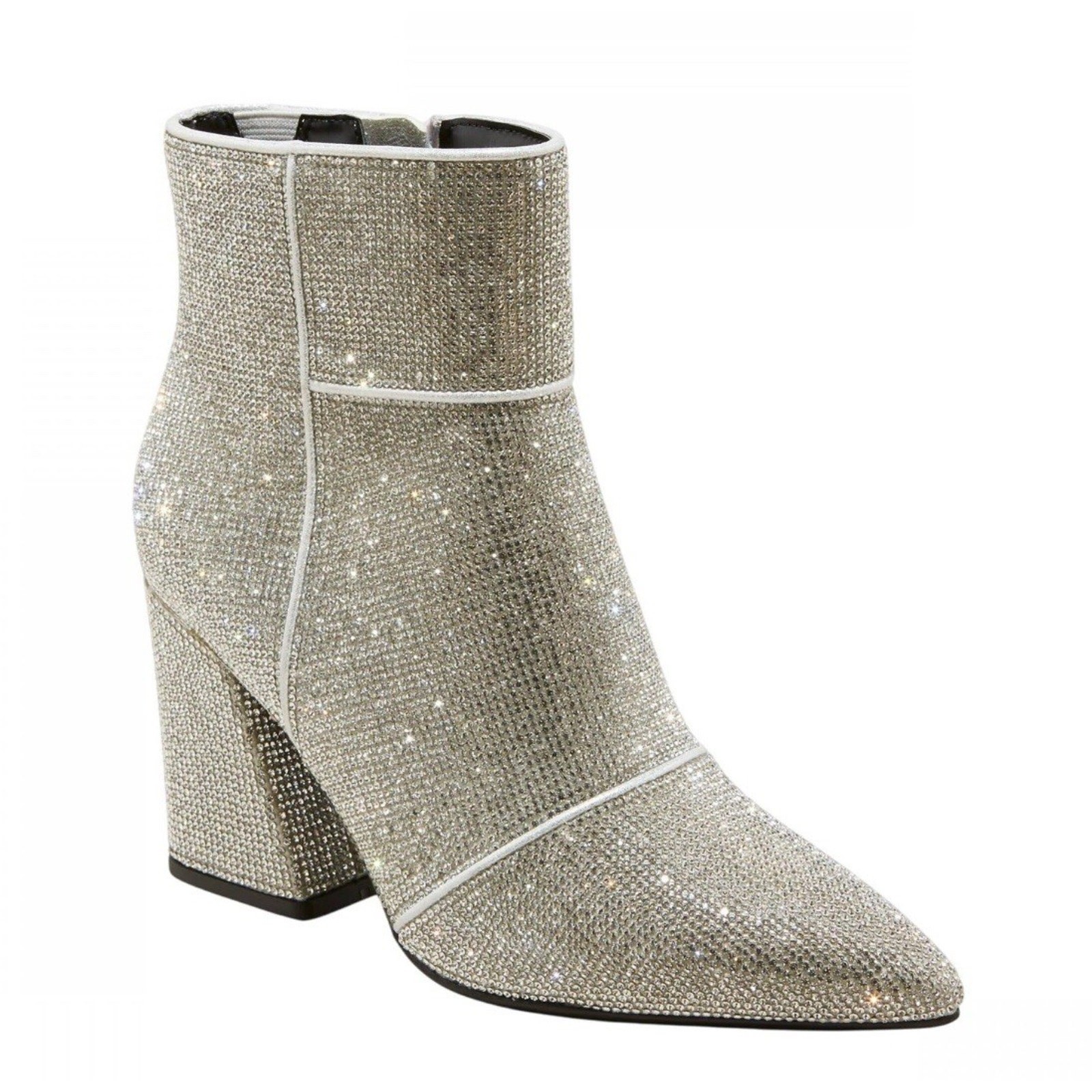 A New Day Womens Cailin Ankle Boots Silver Size 7
