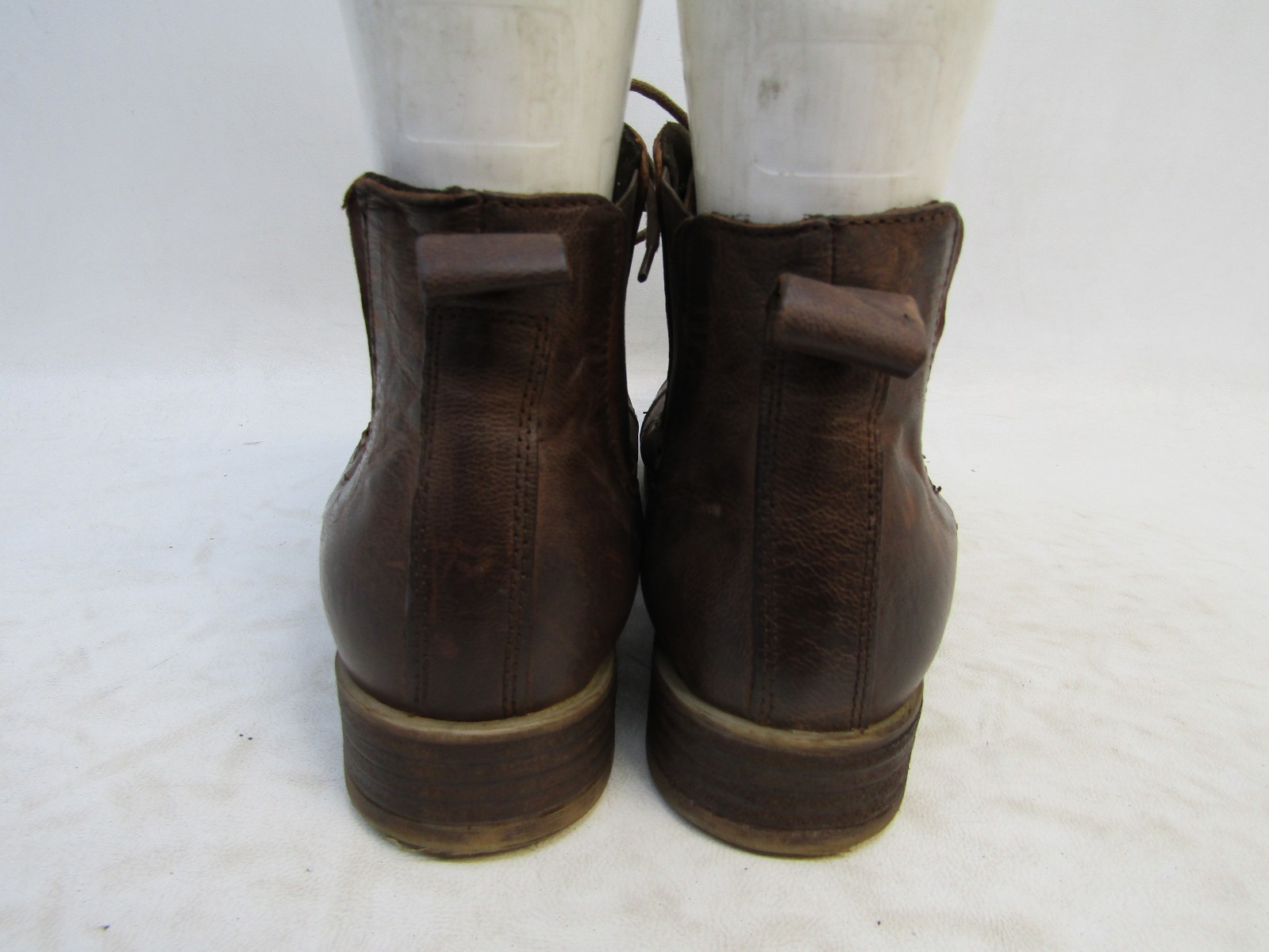Josef Seibel Size 40 EUR Brown Leather Lace Up Ankle Fashion Boots Booties