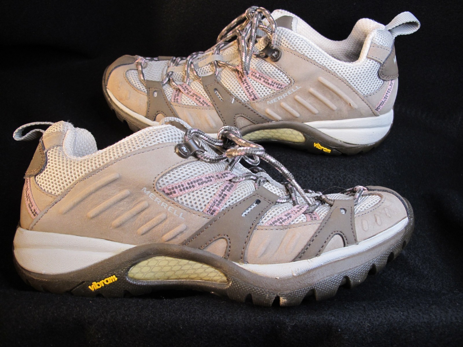 Merrell Women’s Boots/Shoes Siren Sport 8.5 WIDE Elephant/Pink Breathable EUC