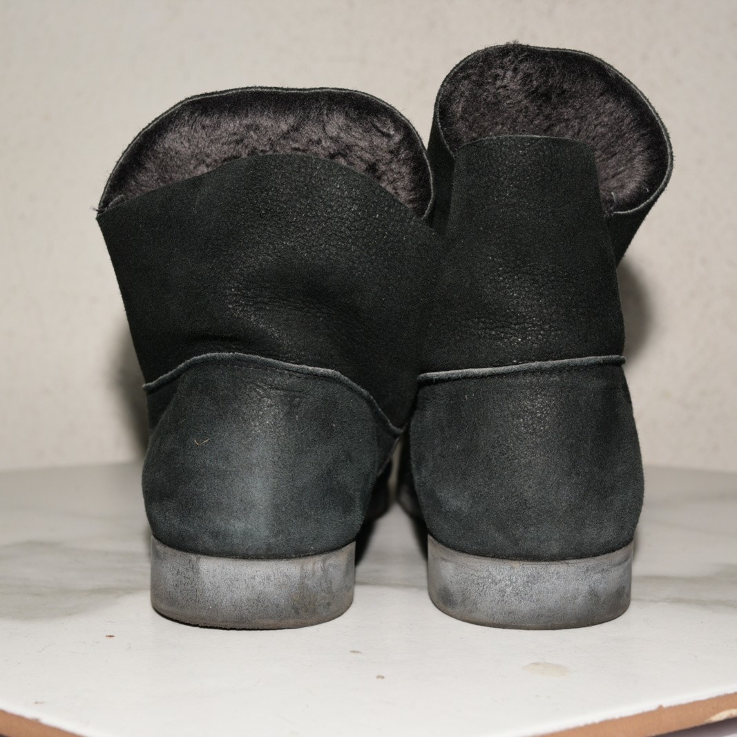 Arche Baosha Ankle Boot Sheepskin Leather Black Women 39