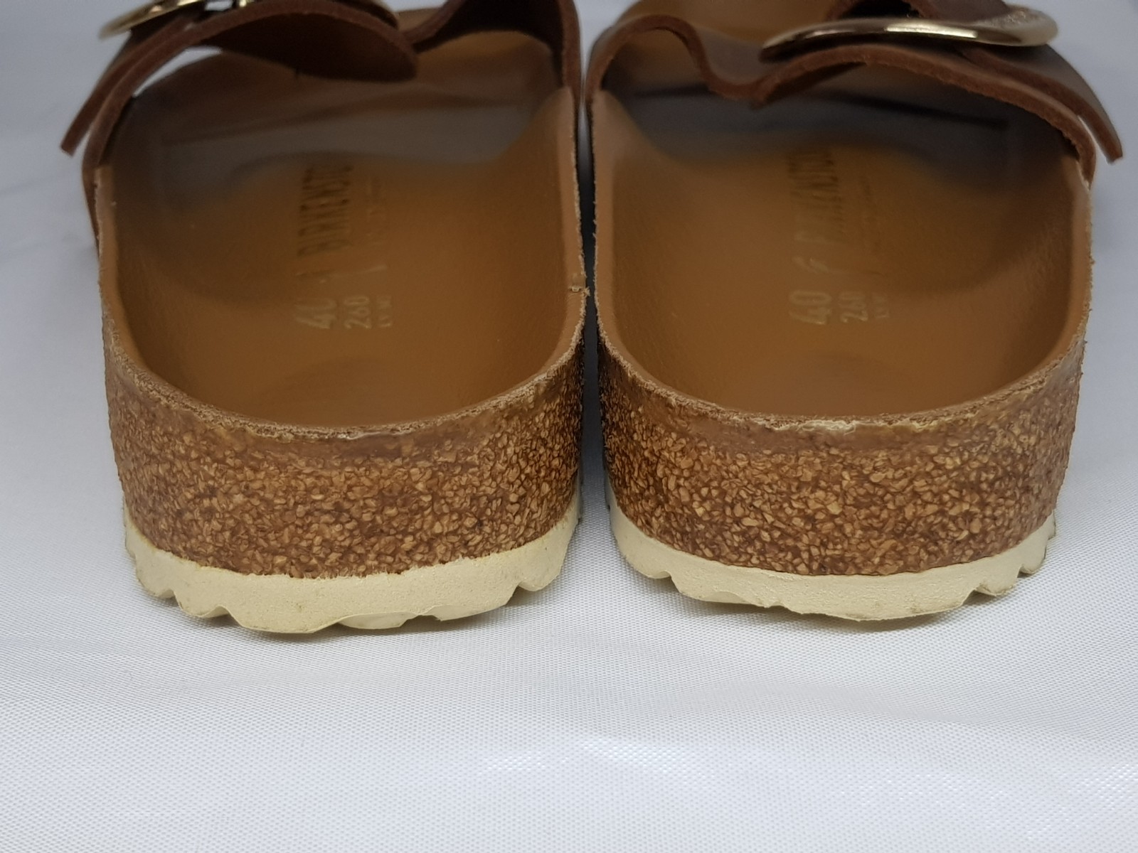 BIRKENSTOCK Madrid Big Buckle sandals in oiled leather for women, size 40