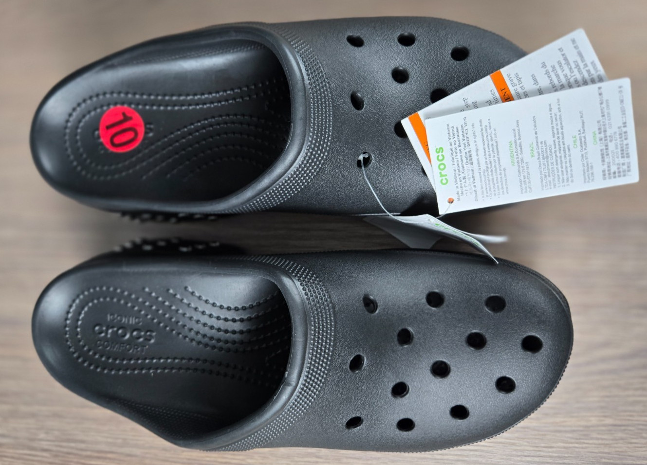 Crocs Siren Studded Clog 209017-001 black Mens 10 Womens 12 New w tags