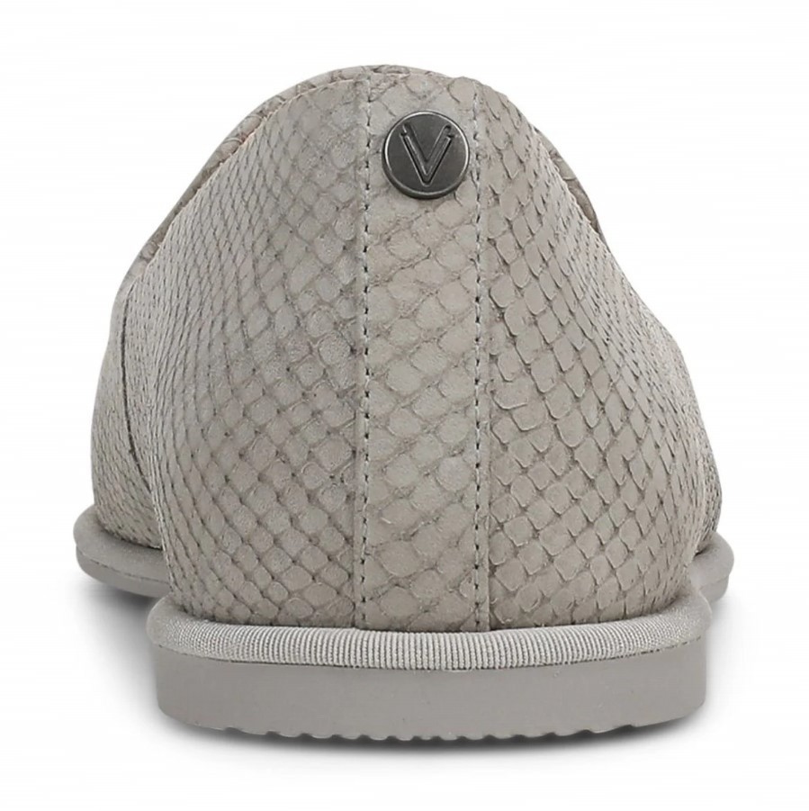 VIONIC Women Willa 2.0 Slip on Flat, Paloma Grey Nubuck (NEW)