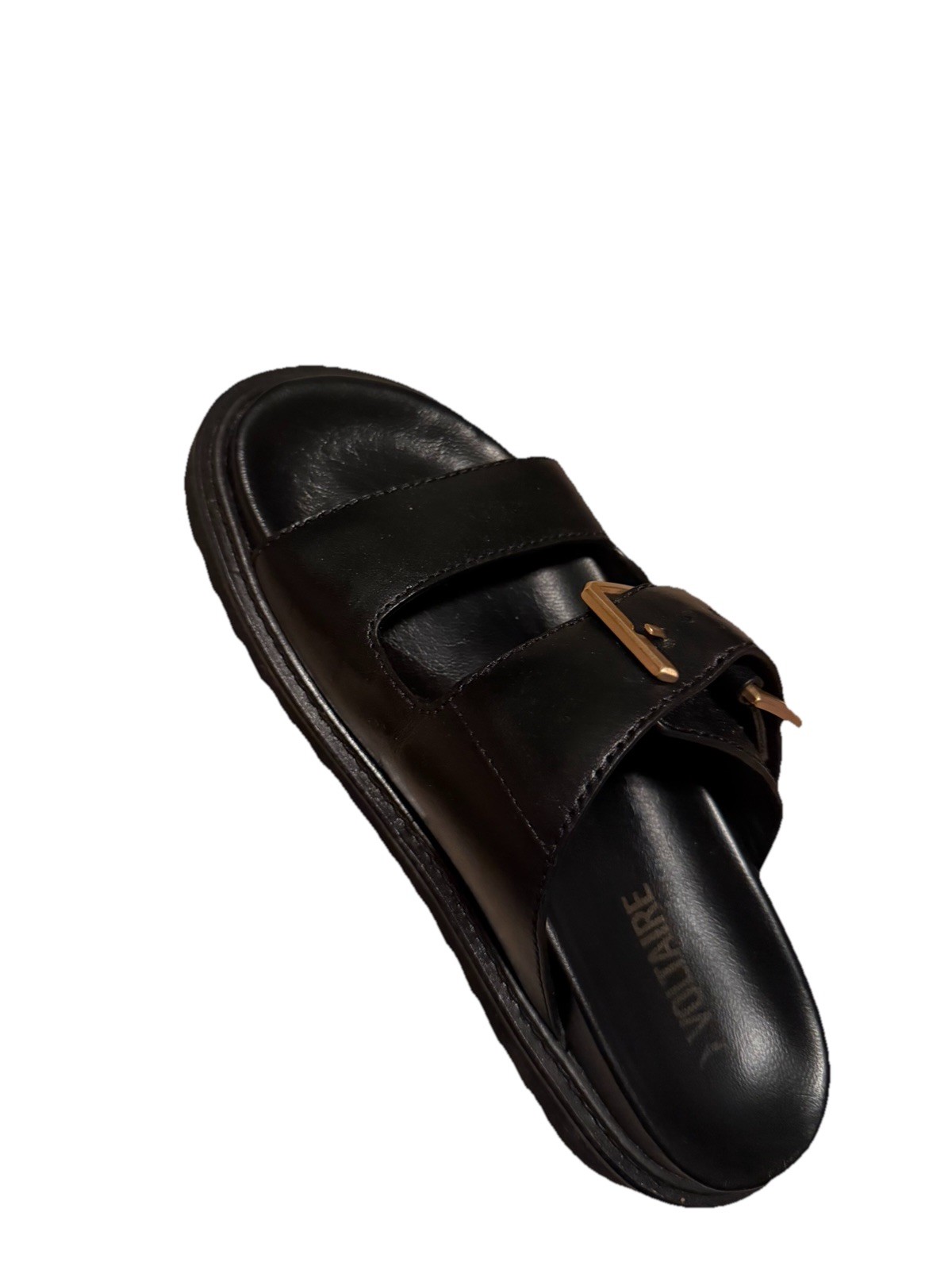 Cecilia Alpha Leather Right Sandal Only Zadig & Voltaire Black Size 39 US 8.5