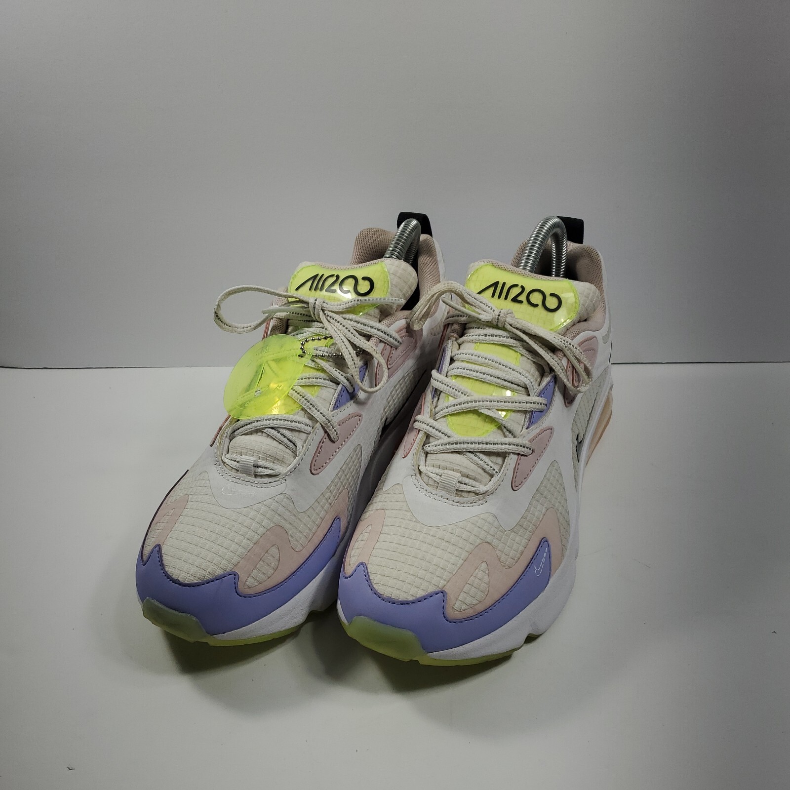 Nike Air Max 200 SE Casual Shoes White/Pink Green/Lt Thistle Purple US 9.5 Women