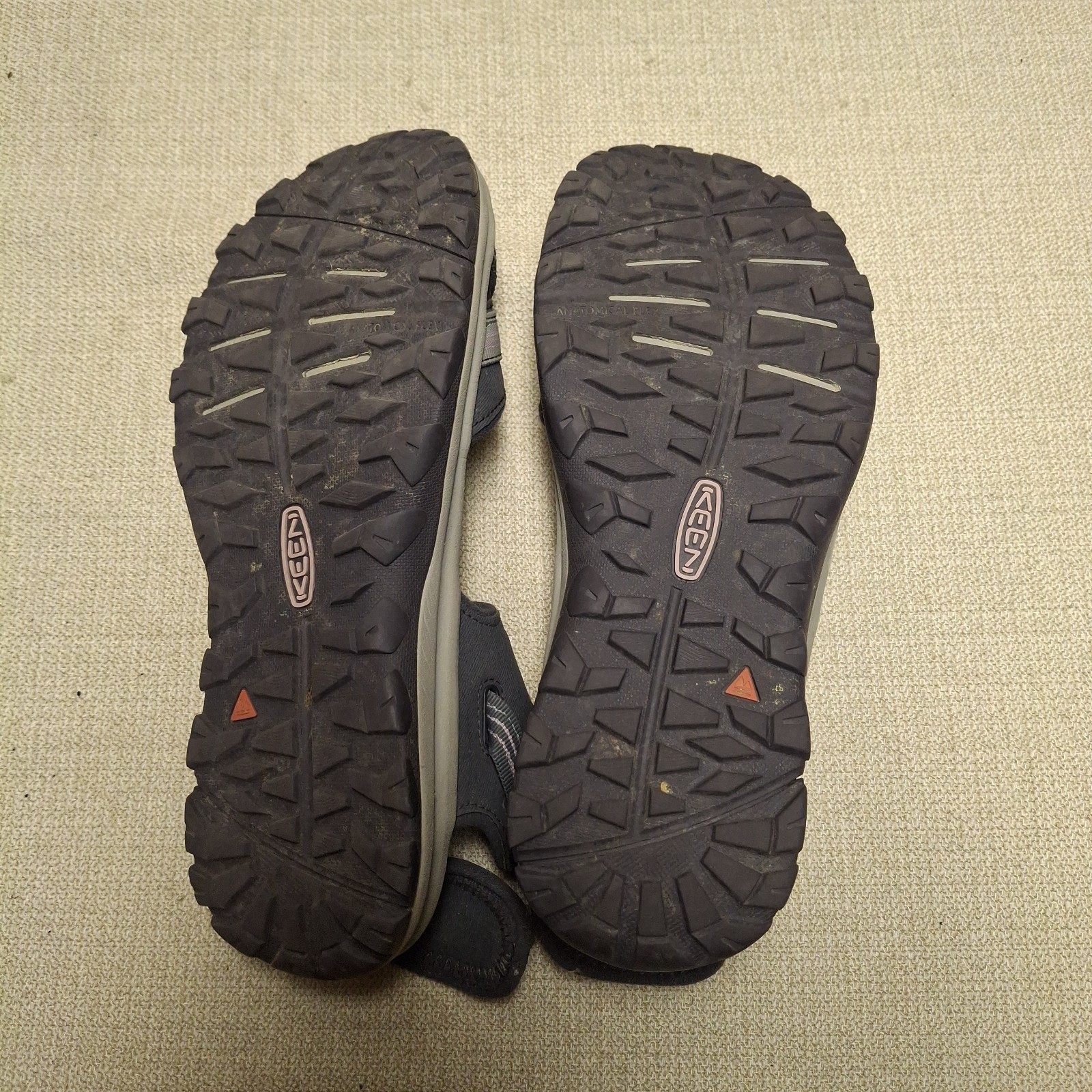 Keen Womens Terradora II Sz 8.5 2 Strap Open Toe Sport Sandals Light Gray