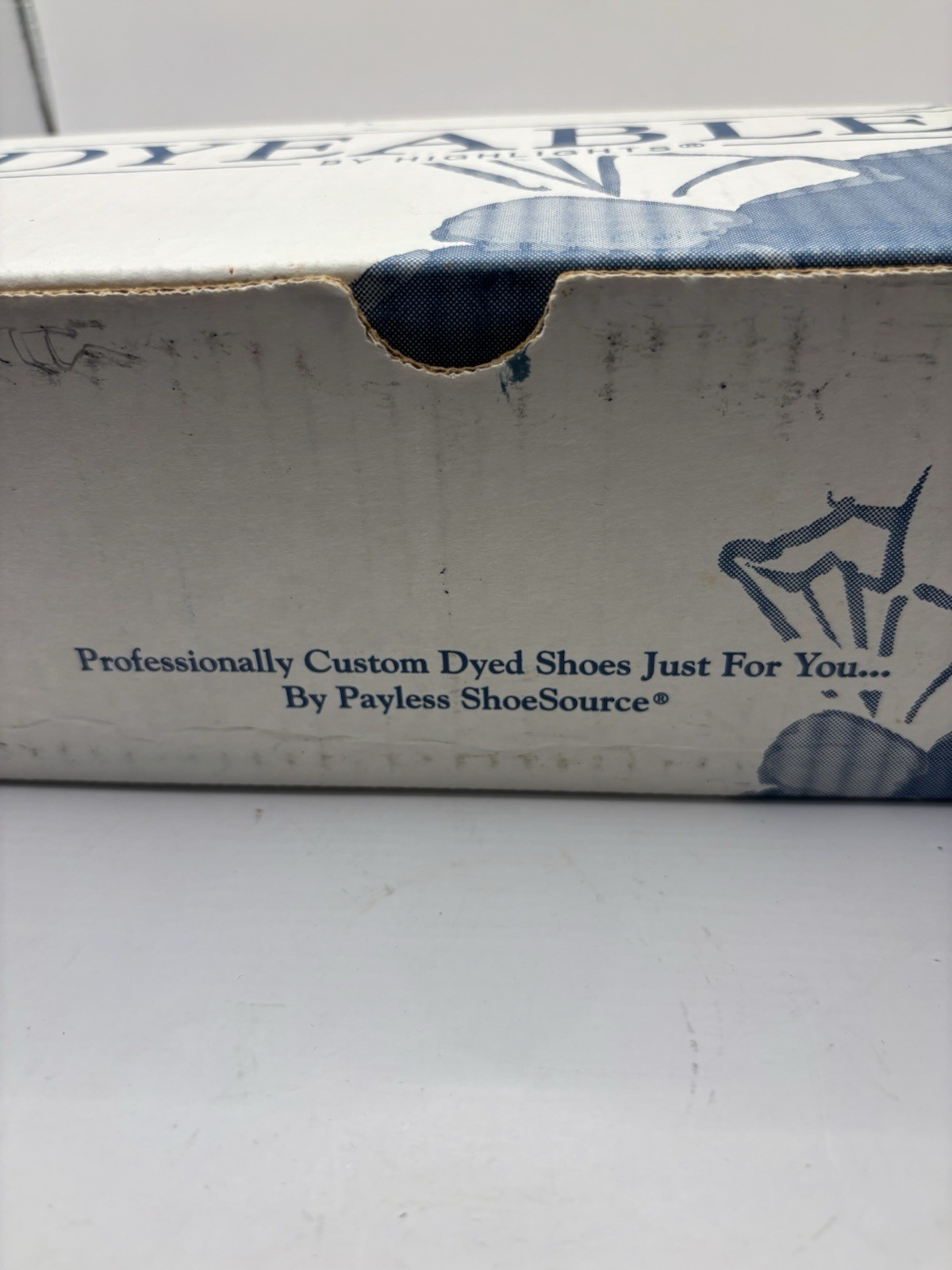 Ivory Satin Fancy Wedding Dyeables Size 7 Low 1.25″ Heels Worn Once