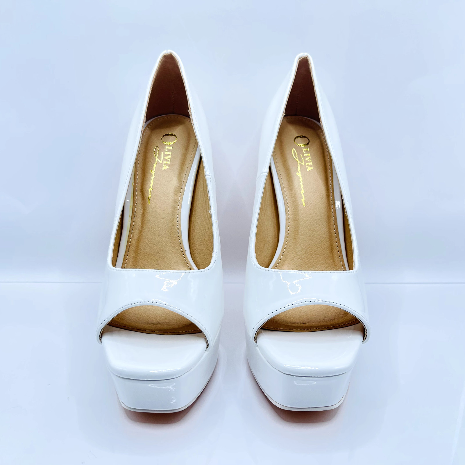 Women’s Platform Stiletto High Heels Shoes Open Peep Toe Pumps 6 inch