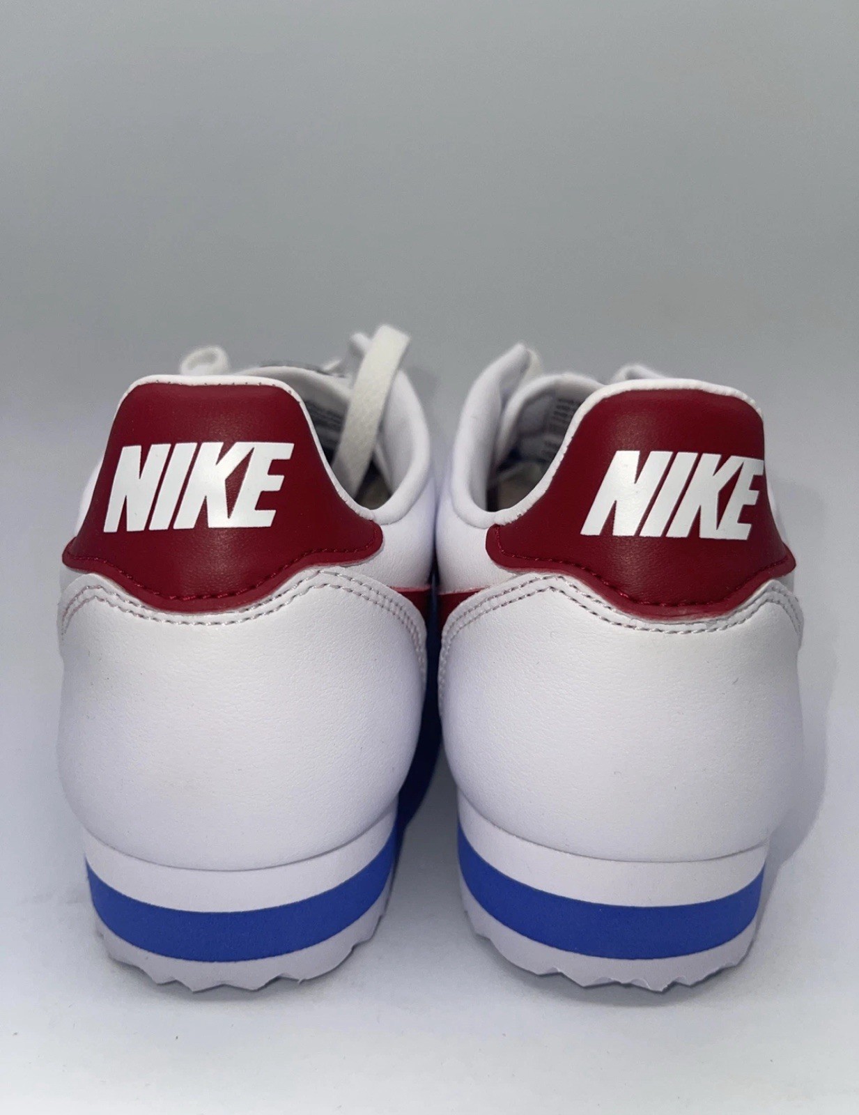 Nike Classic Cortez Red White Blue Leather Shoes 807471-103 Women’s Size 7